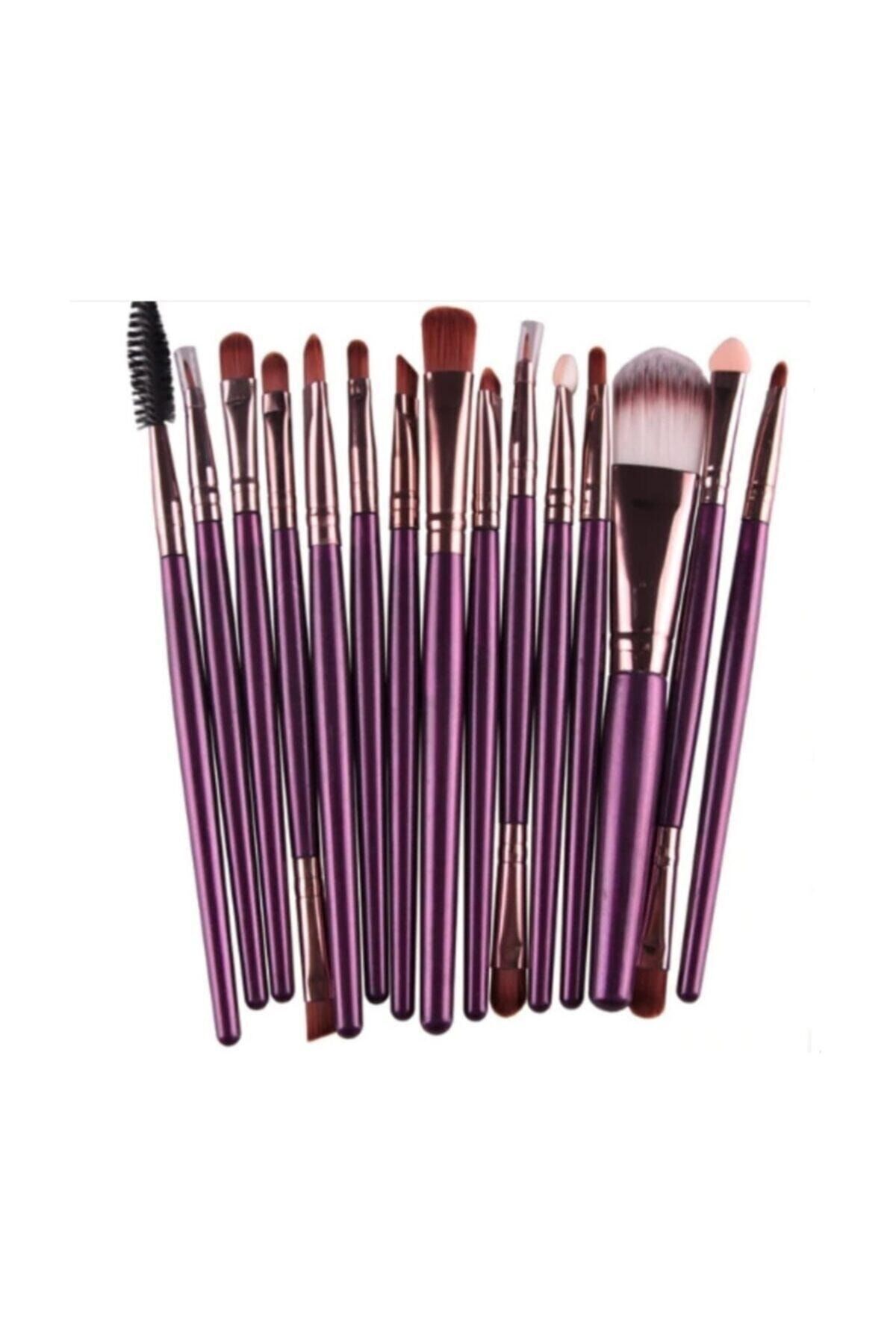 Roesıa Rose Cosmetics Mor Makyaj Fırçası Seti 20'li