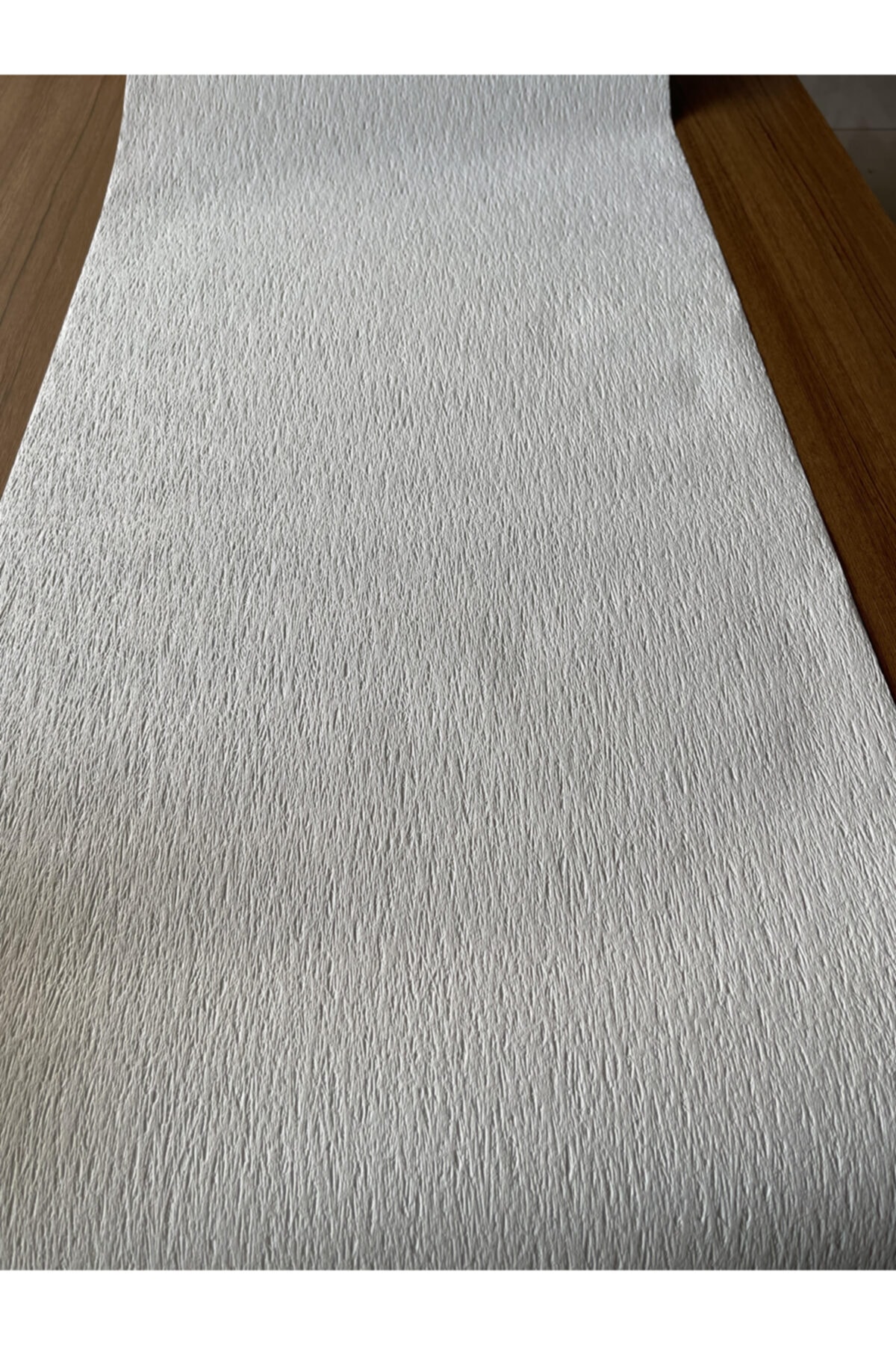 BAŞYAPI DİZAYN Beyaz Kendinden Desenli Ithal Vinly Duvar Kağıdı (5m²)
