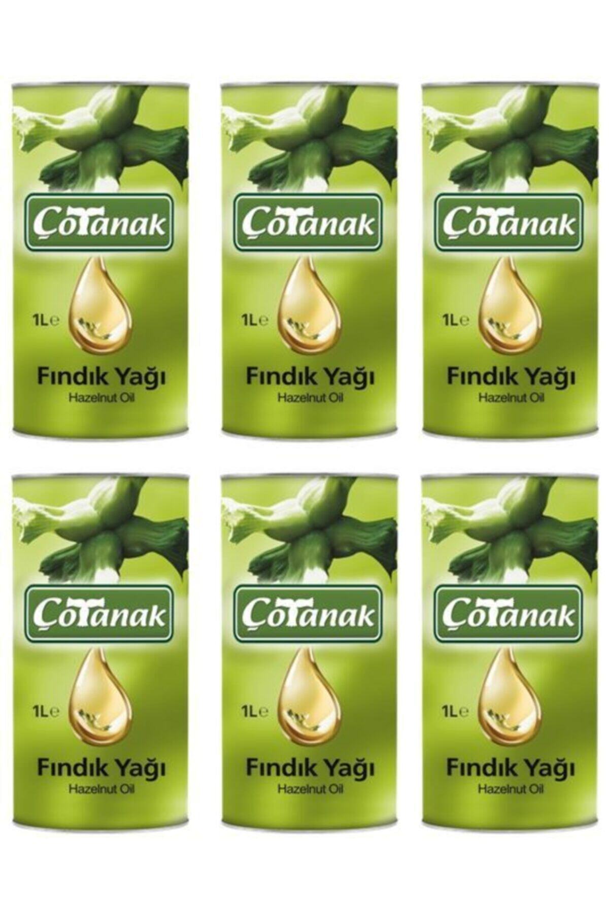 Çotanak Fındık Yağı 6 X 1 Lt