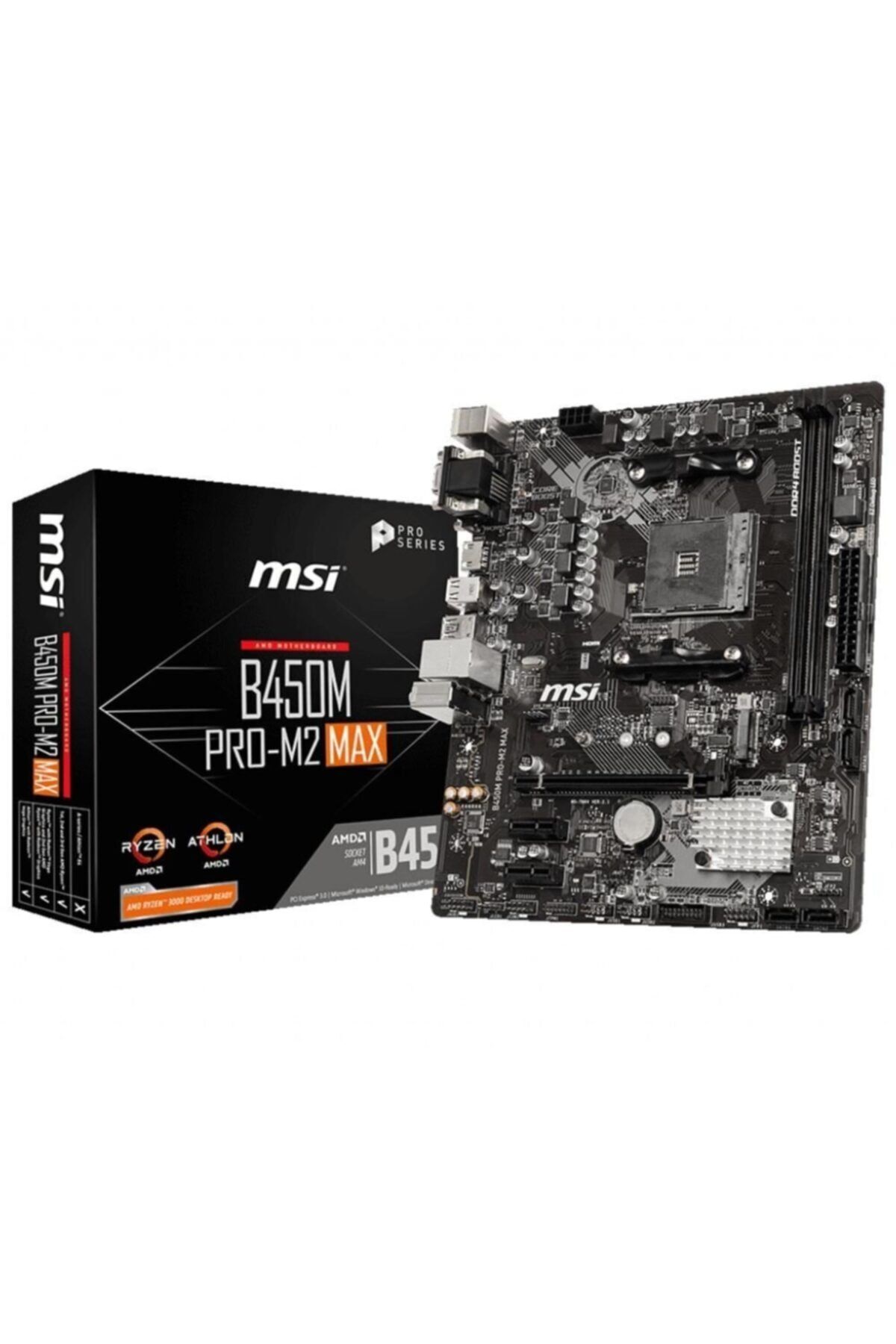 MSI B450m Pro-m2 Max 3466(oc) Ddr4 Amd Uyumlu Anakart