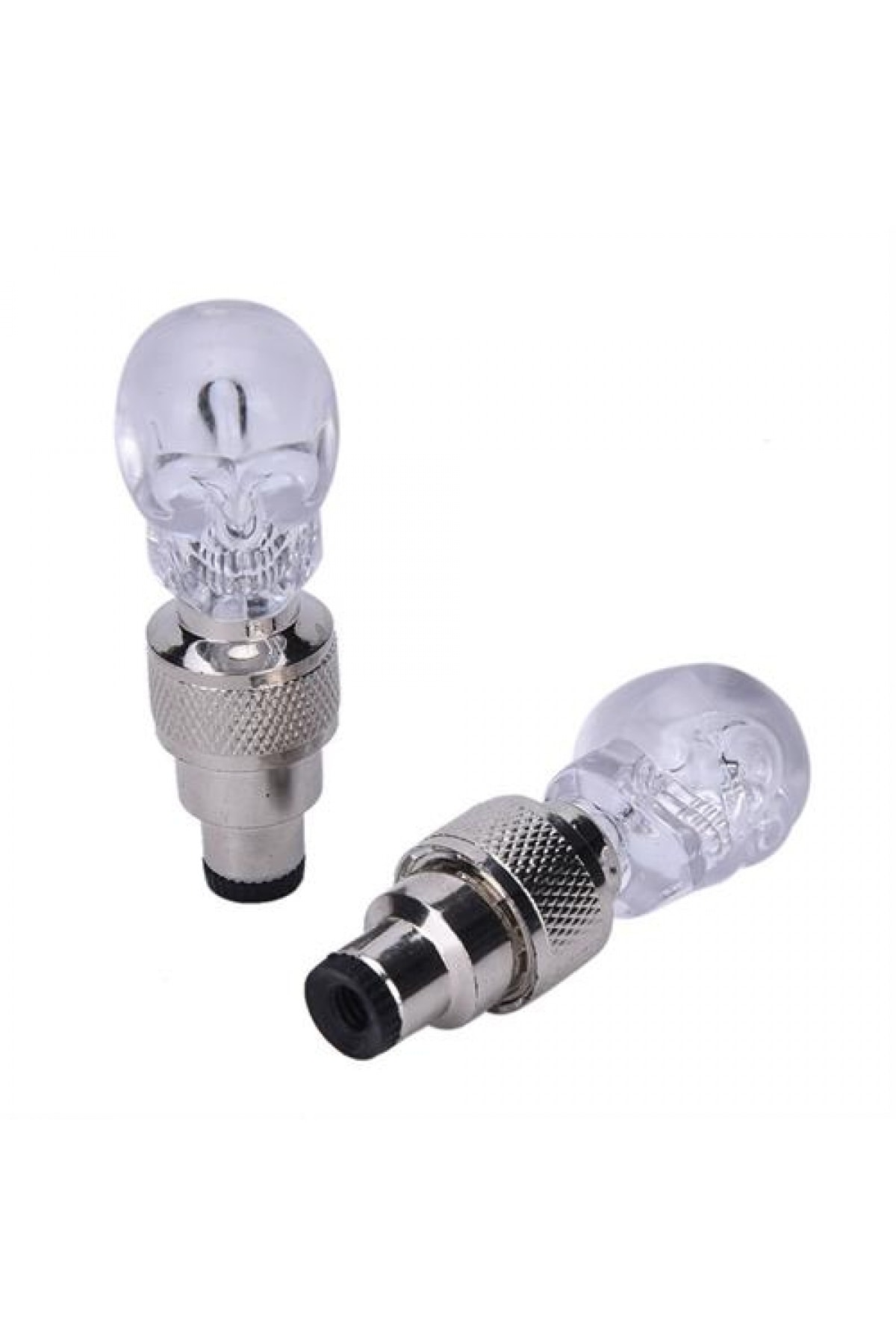 ModaCar Kurukafa Beyaz Ledli Sibop Kapağı 6'lı 428825