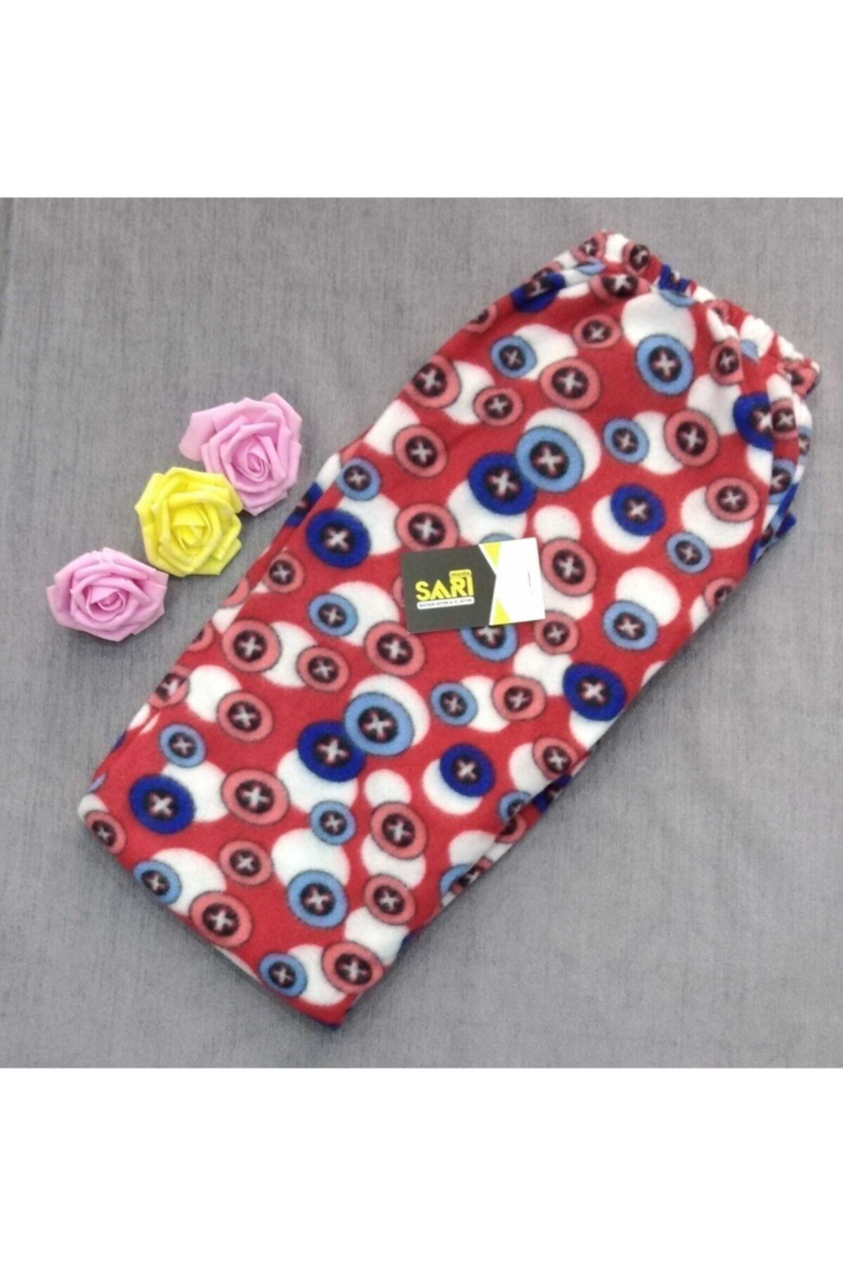 colezium Dügme Resimli Alt Pijama