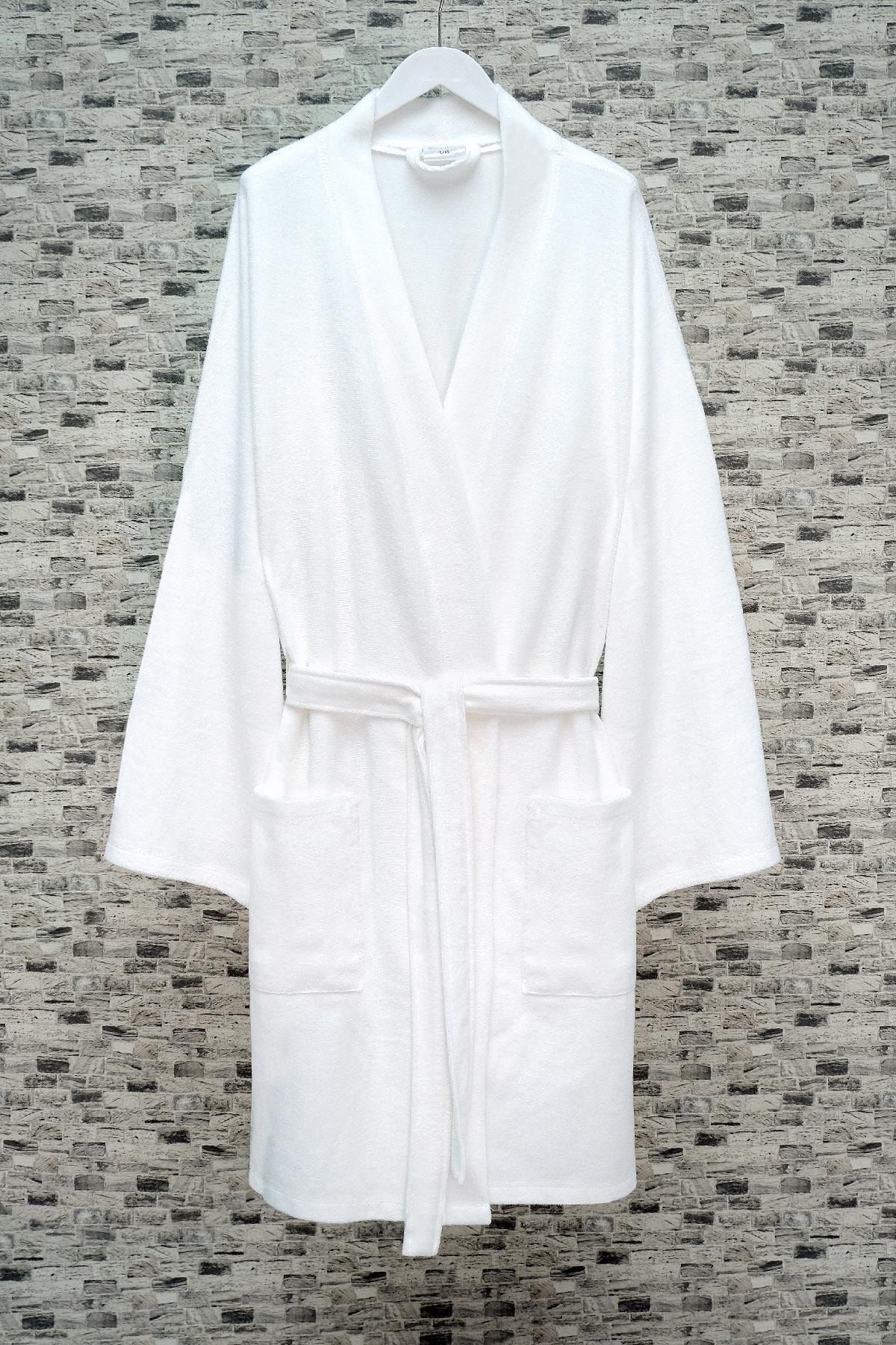 Woop Home Yuvarlak Örgü Kimono Sabahlık