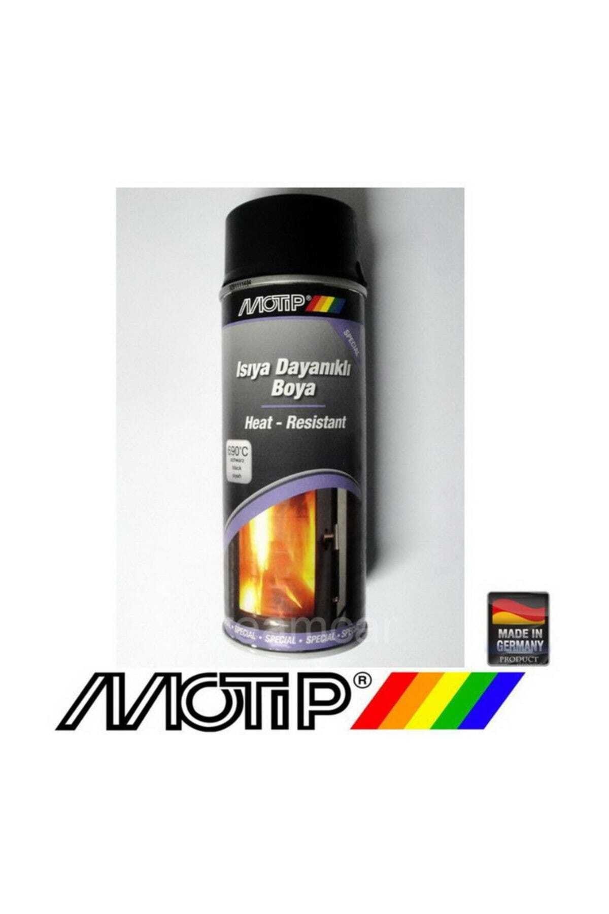 Motip 690°c Isıya Dayanıklı Mat Siyah Boya 400 ml.