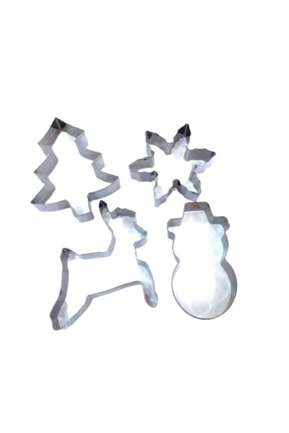PASTRY PLANET Yılbaşı Metal 4 Lü Kurabiye Set