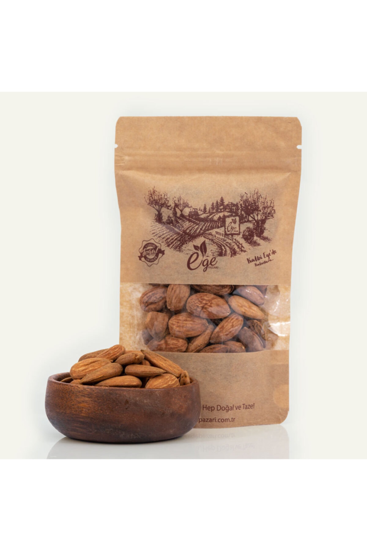 ege pazarı Badem Içi Çiğ (500 Gr)