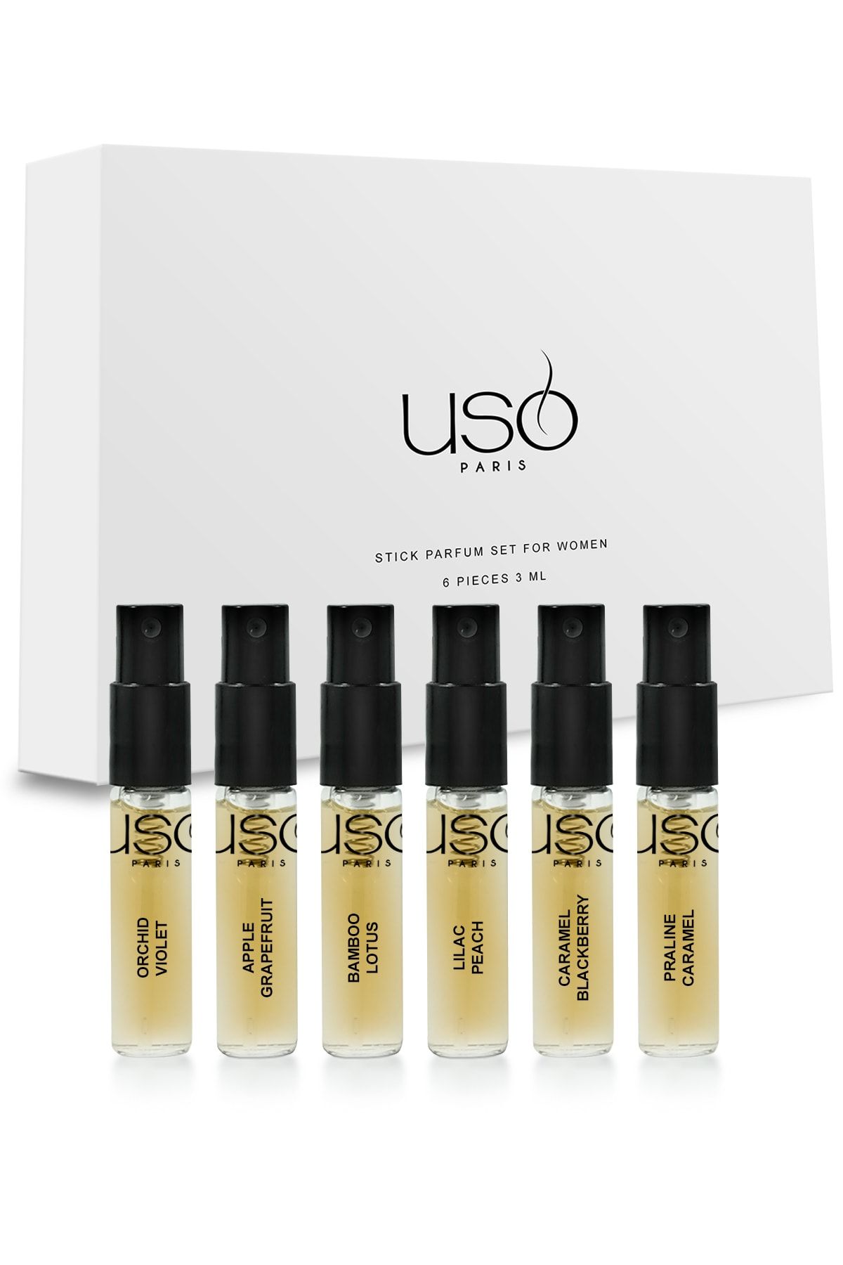 USO Stick Parfum Set 3 For Women 6x3 Ml Edp