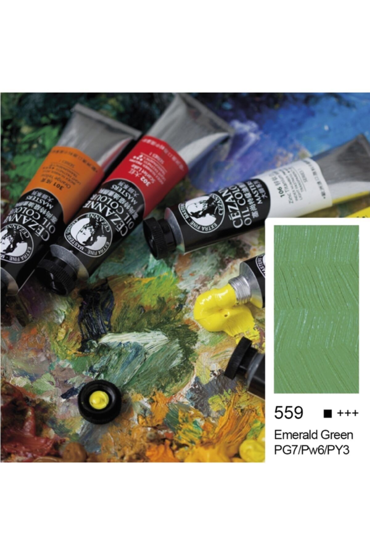 Bigpoint Cezanne Extra Fine Yağlı Boya 45 Ml Emerald Green 559 6'lı Kutu