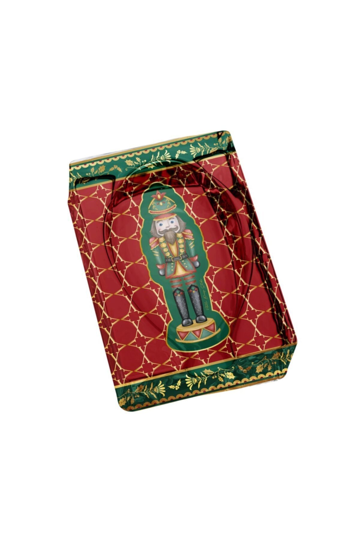 VİTELLİ Nutcracker Kırmızı Oval Puro Küllüğü