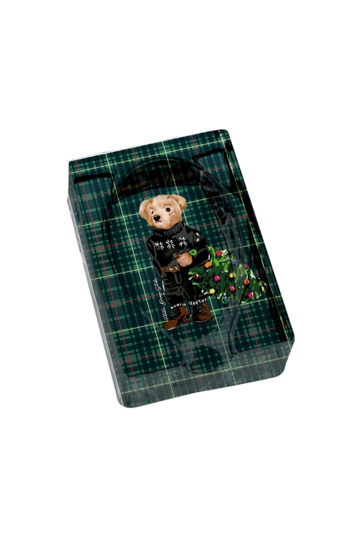 VİTELLİ Christmas Tree Teddy Bear Oval Puro Küllüğü