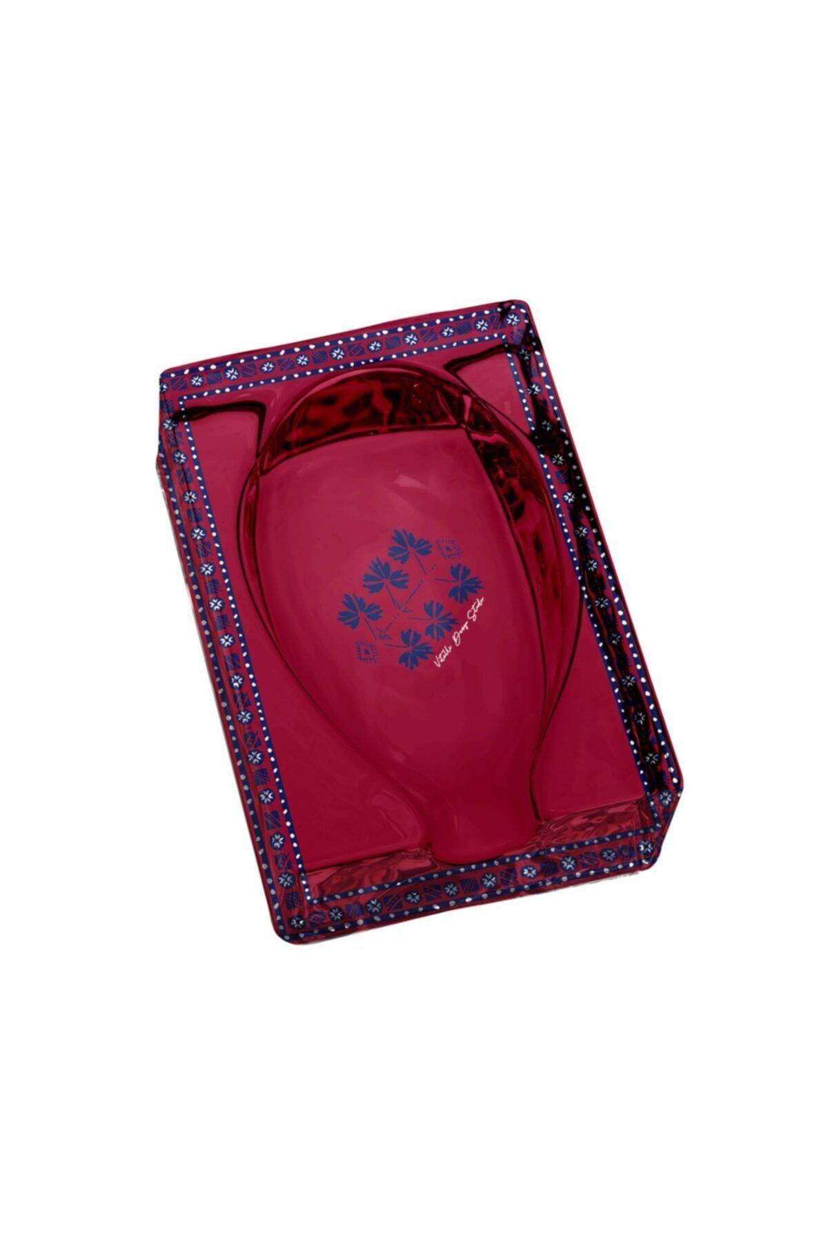 VİTELLİ Yağcıbedir Collection Kırmızı Oval Puro Küllüğü