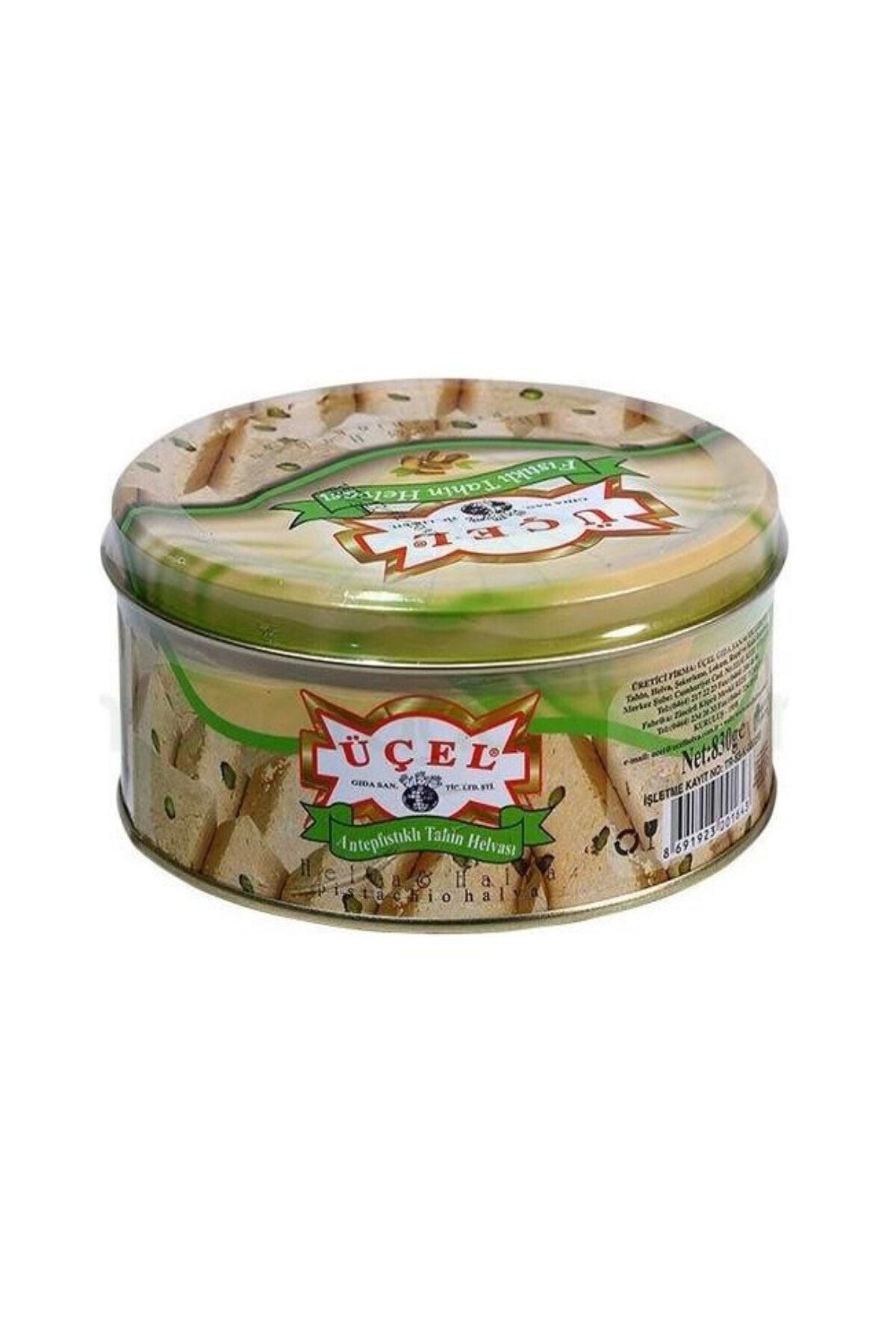 Üçel Antep Fıstıklı Tahin Helvası 830 gr X2 Adet
