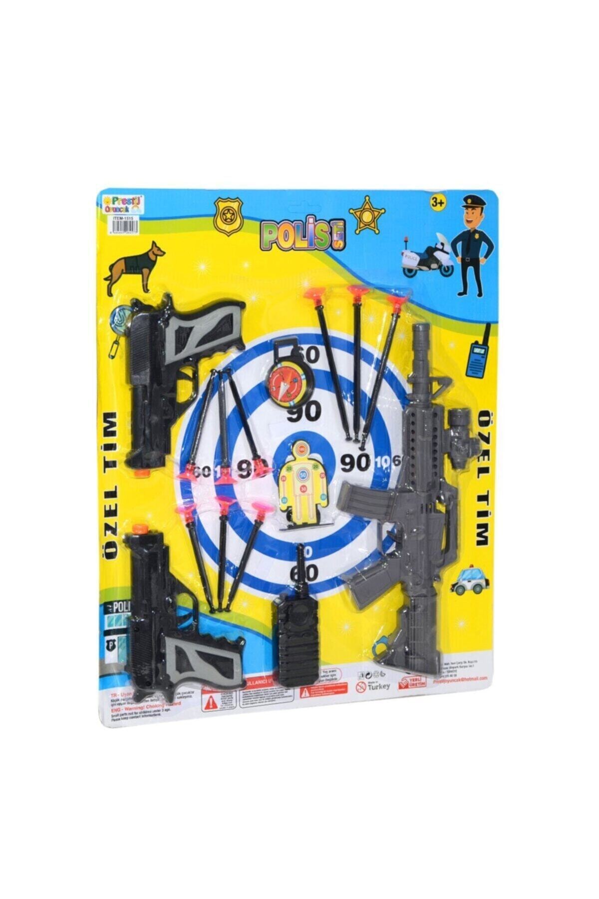 Prestij Oyuncak Fab 1515 Kartela 3 Silahlı Polis Set