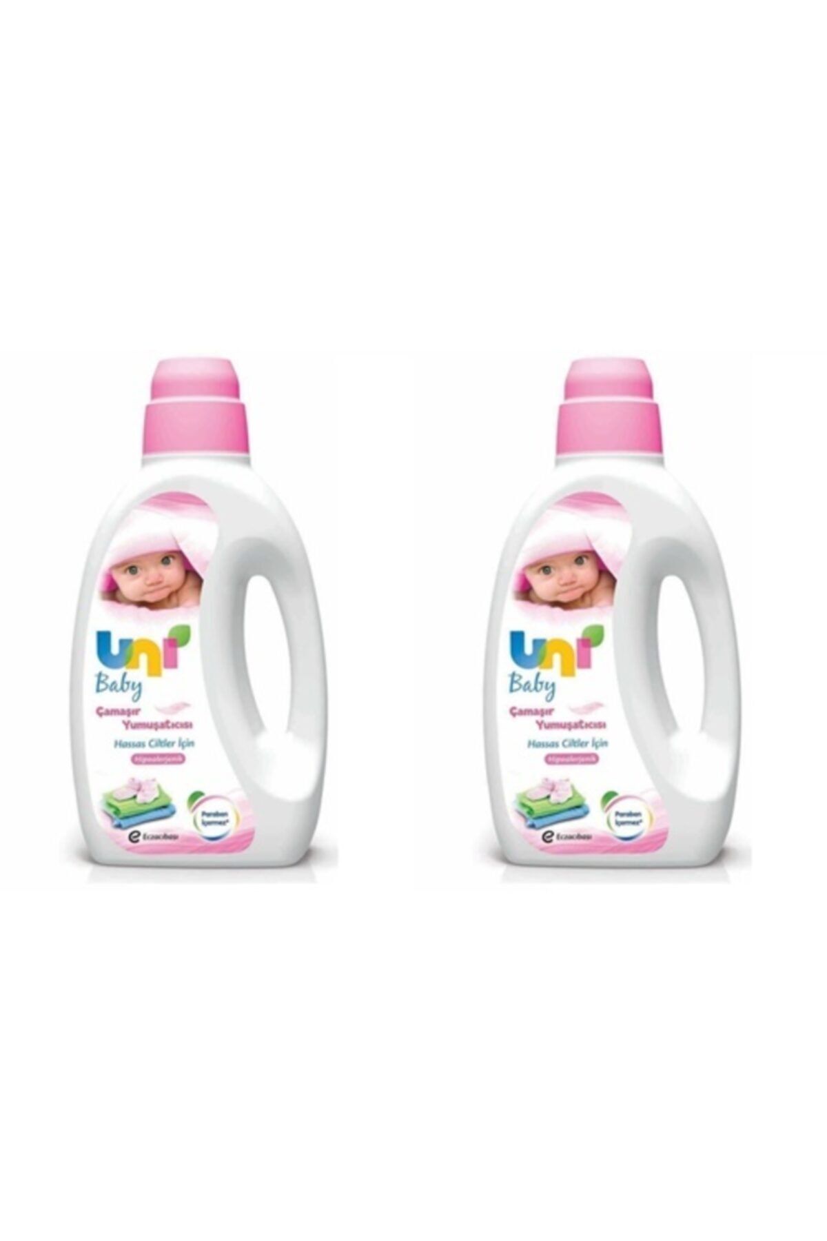Uni Baby Ultra Ekonomik Mega Fırsat 2'li Unı Baby Çamaşır Yumuşatıcısı 1000ml