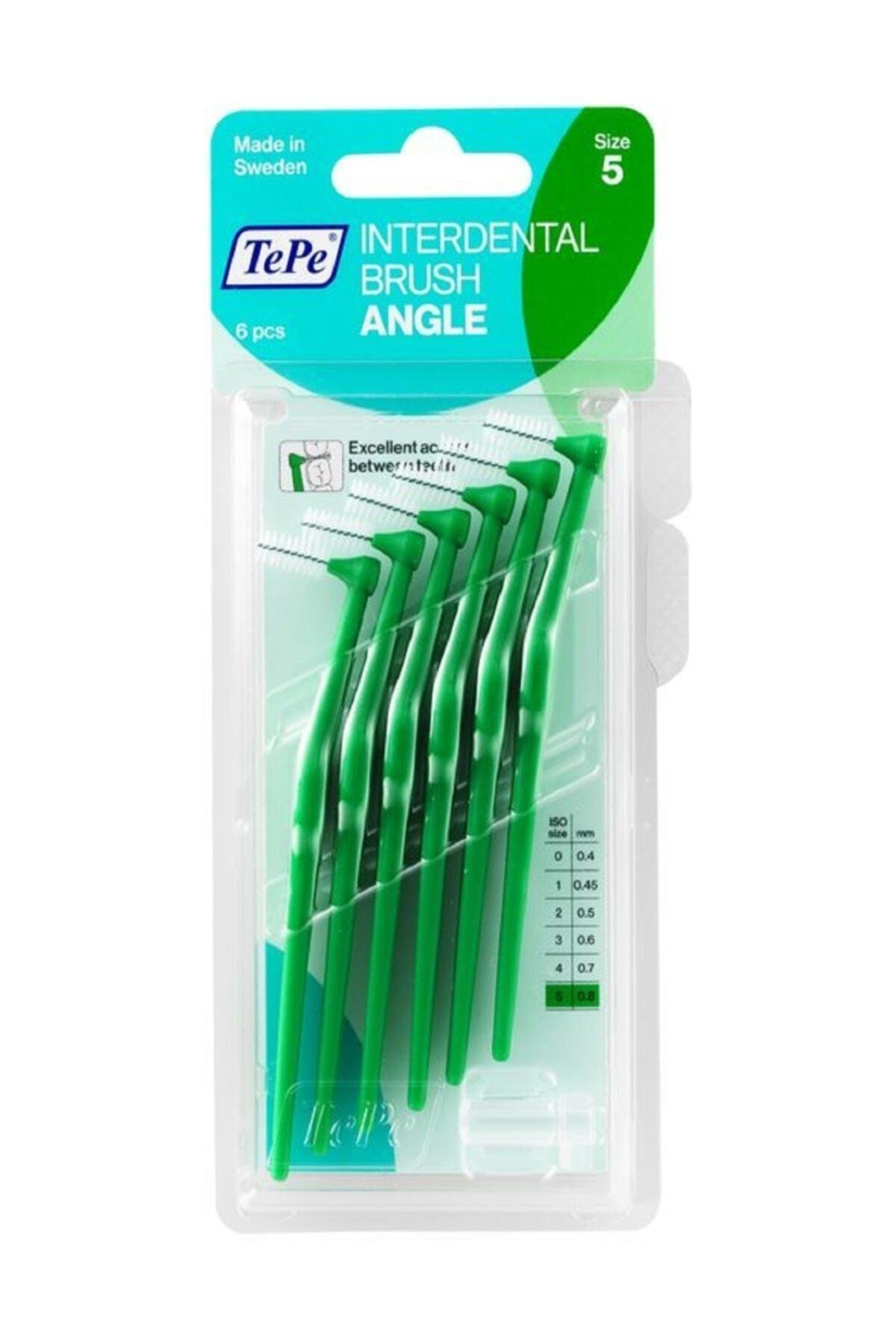TePe Angle Arayüz Fırçası Yeşil 0,8 Mm 6 Adet