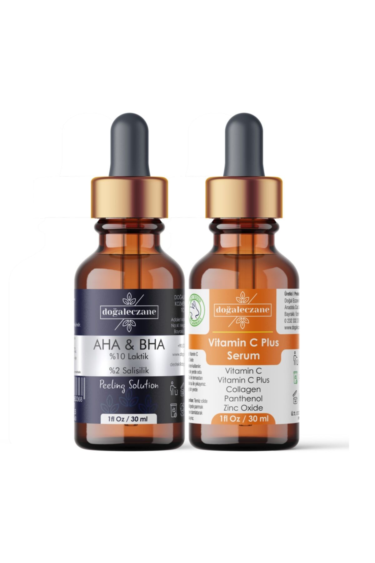 Doğal Eczane Aha & Bha %10 Laktik %2 Salisilik + Vitamin C Plus Serum