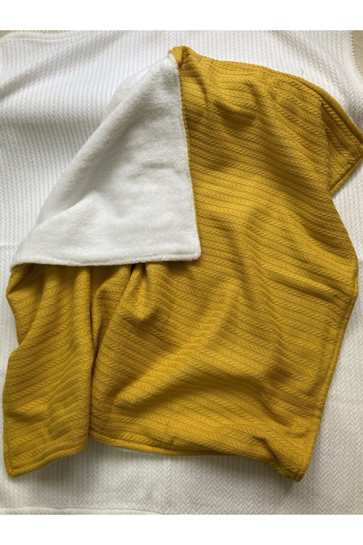 POLYMUSLİN Welsoft Bebek Battaniyesi Örgü Pike Bebek Battaniyesi