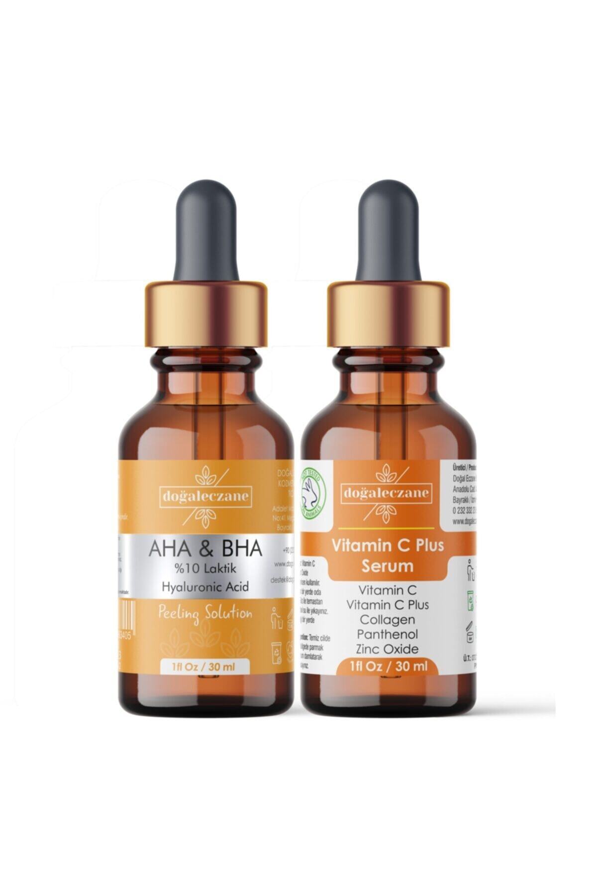 Doğal Eczane Aha & Bha %10 Laktik Hyaluronic Acid + Vitamin C Plus Serum Seti