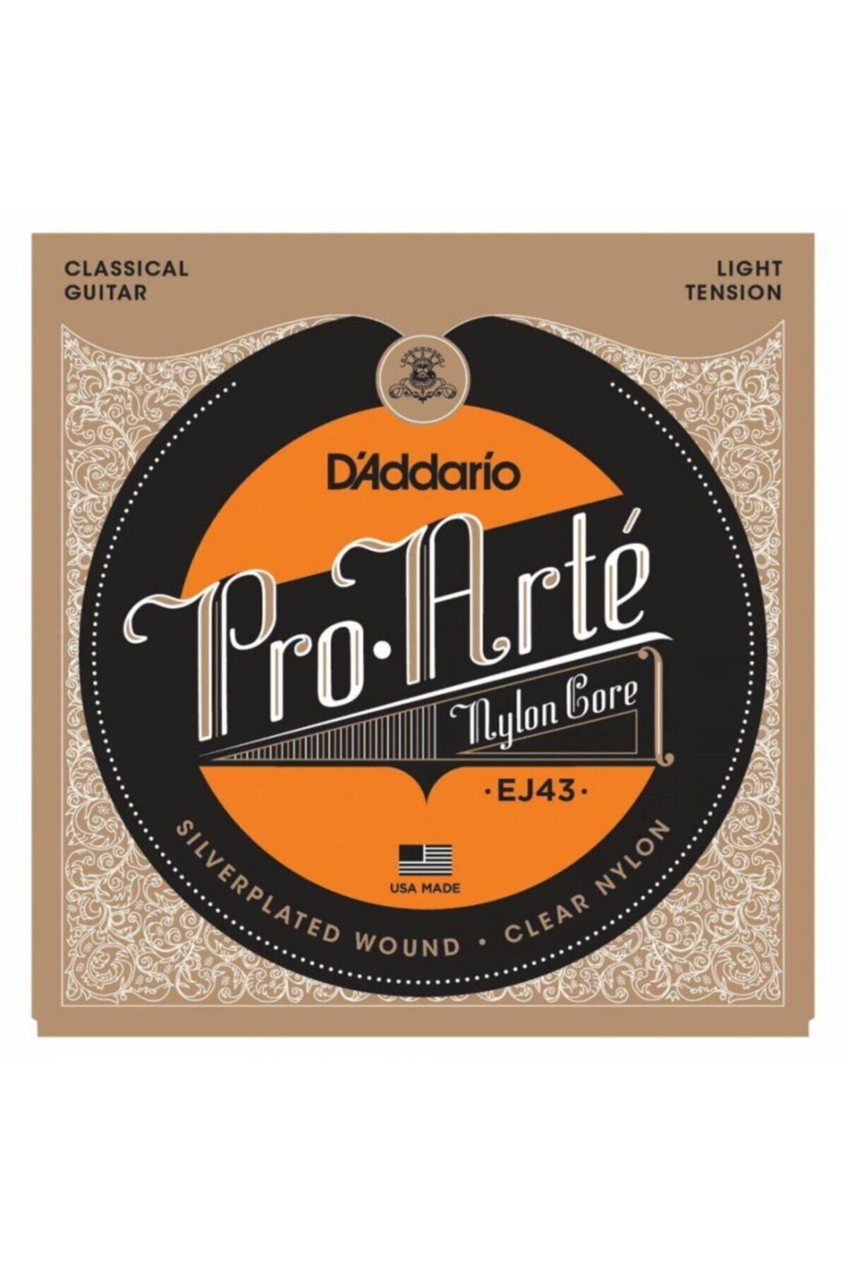 Daddario Pro-arte Ej43 Light Tansiyon Klasik Gitar Teli