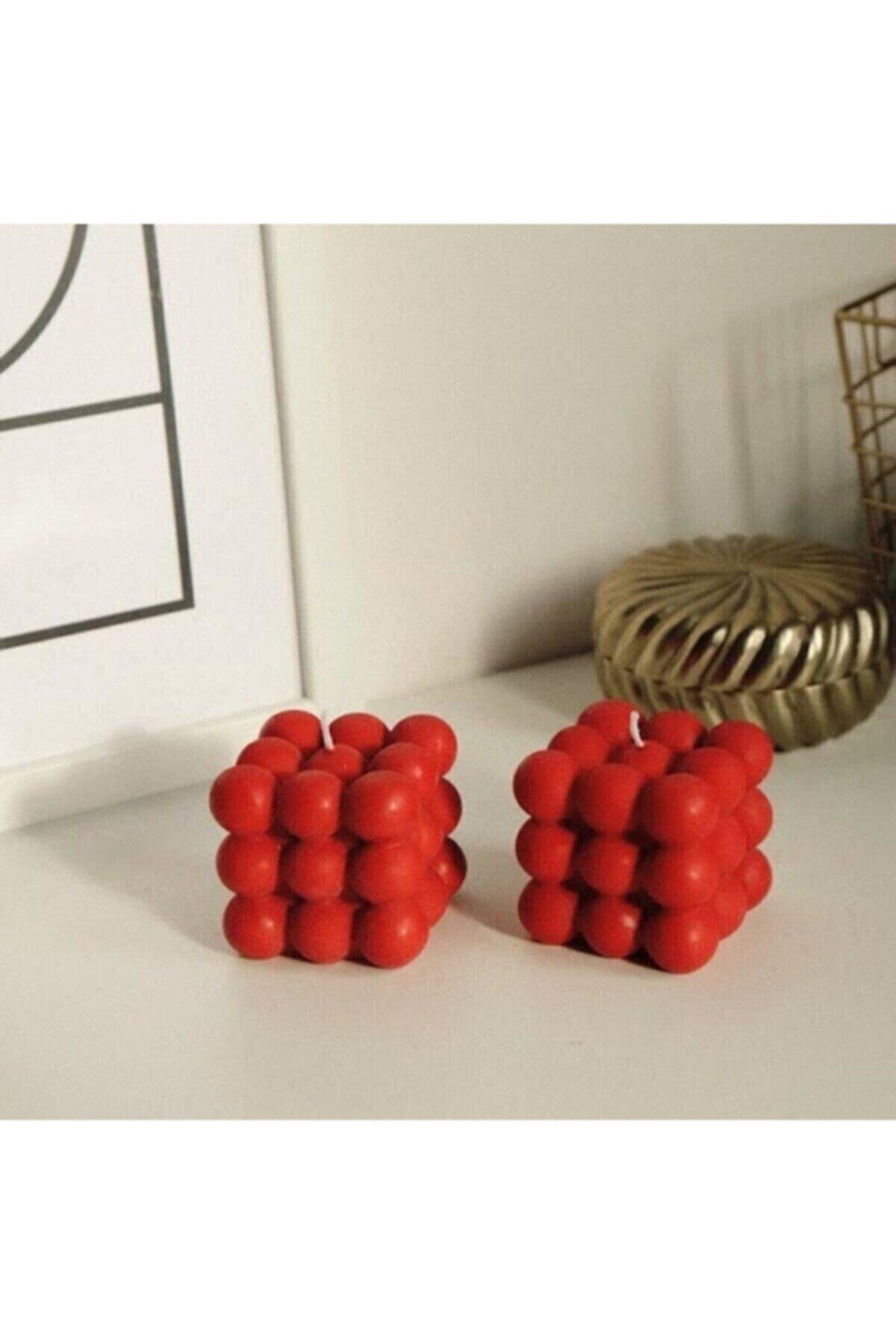 Nes World ( 2’li Set ) Bebek Pudrası Kokulu Bubble Mum - % 100 Soya Mumu (6x6cm Ve 120gr)