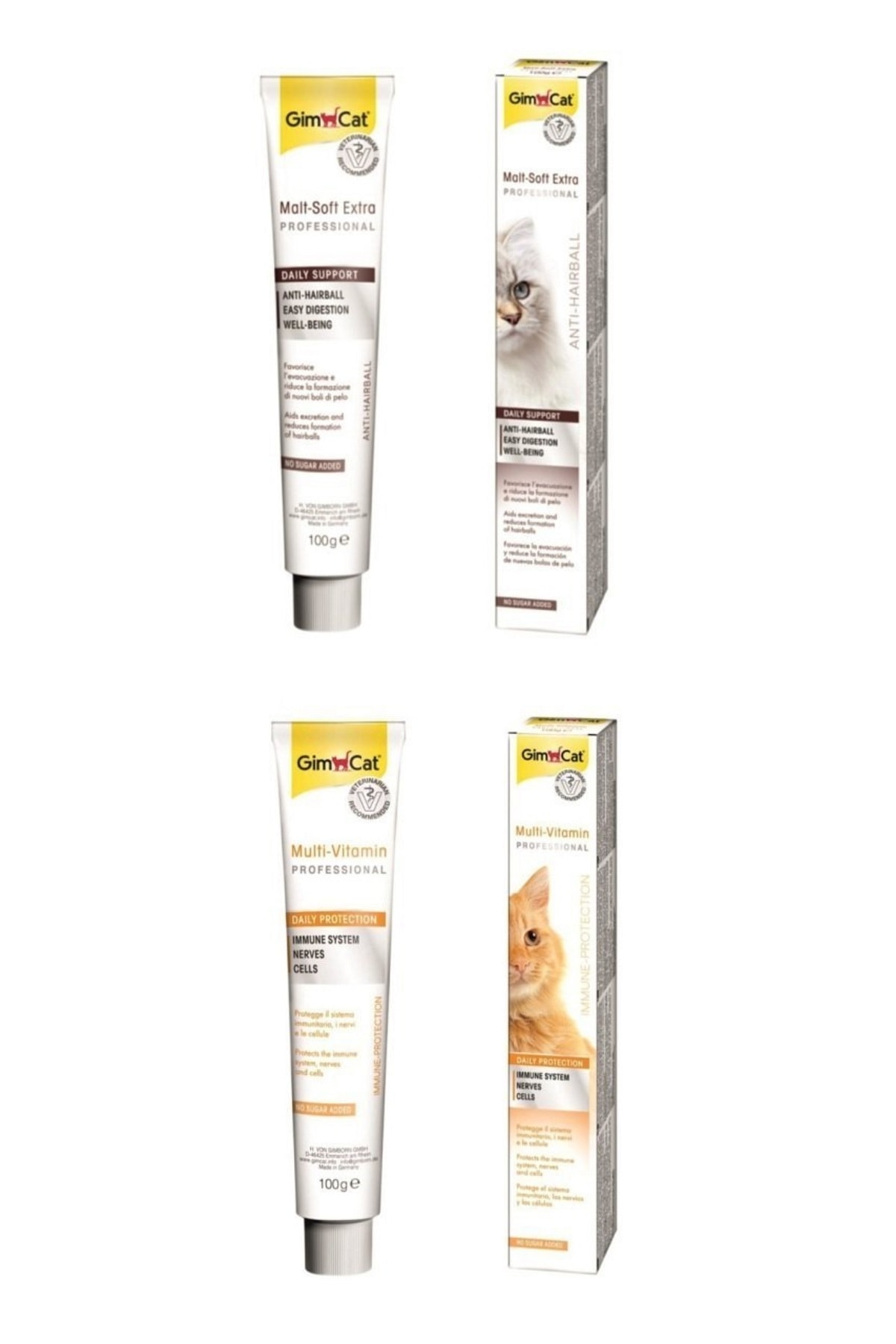 Gimcat Malt Soft Extra 100 gr ve  Multivitamin 100 gr