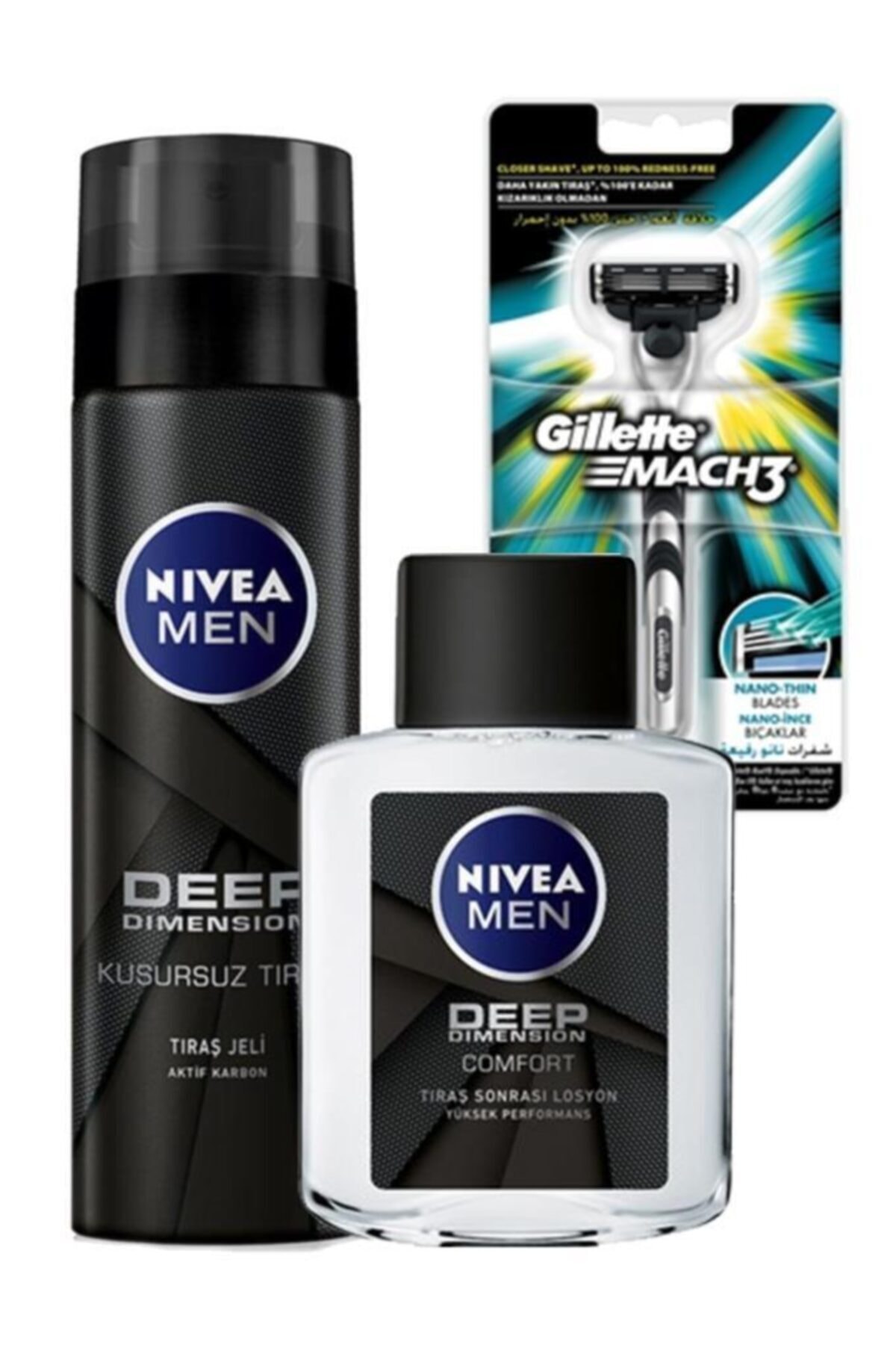 Nivea Men Men Deep Dimensiontıraş Bakım Seti 3