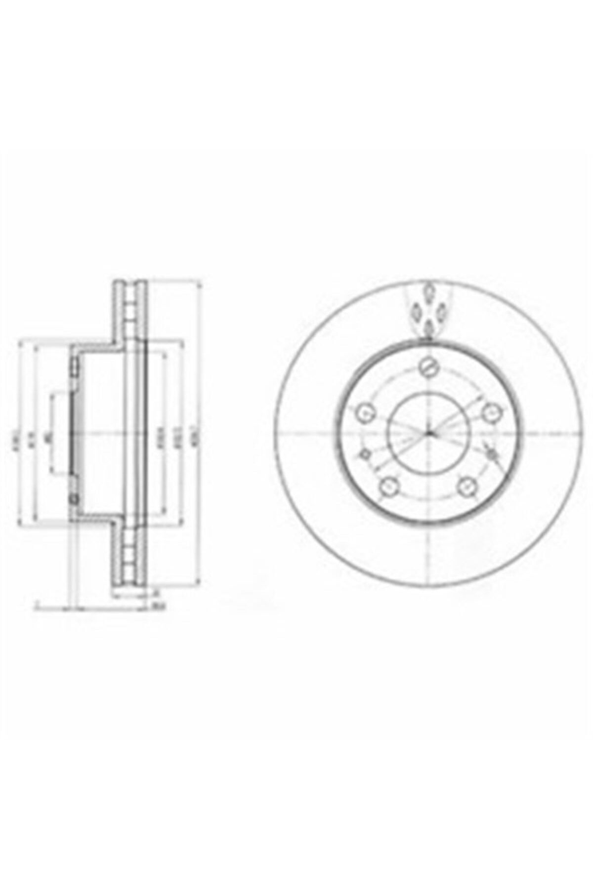 PARCAWORLD Ön Fren Aynası Havalı Ducato-boxer-jumper 2.2hdı-3.0 Hdı 06 4249.a6-51705758-51740249 Delphı Bg4060