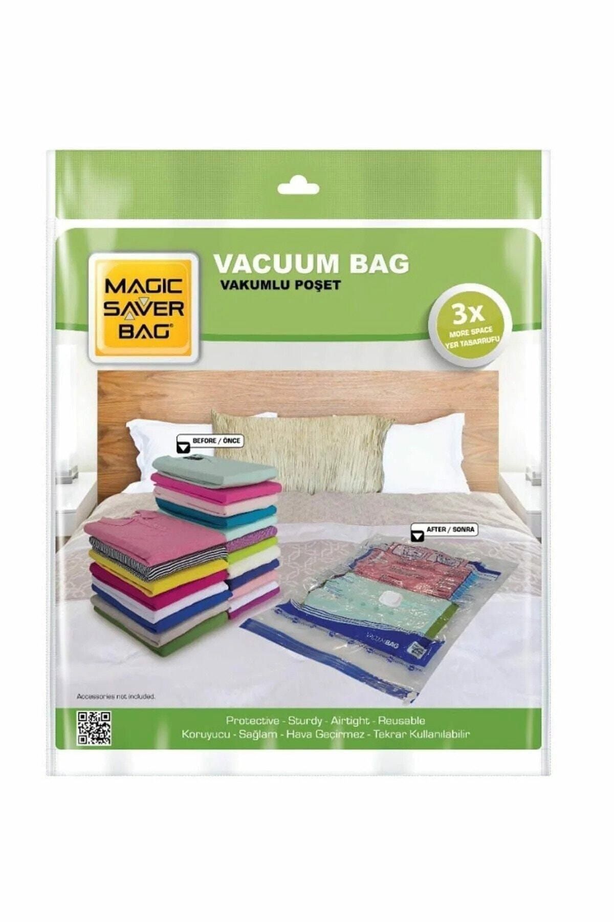 Magic Saver Bag 2'li Vakumlu Poşet Seti (Xxl)
