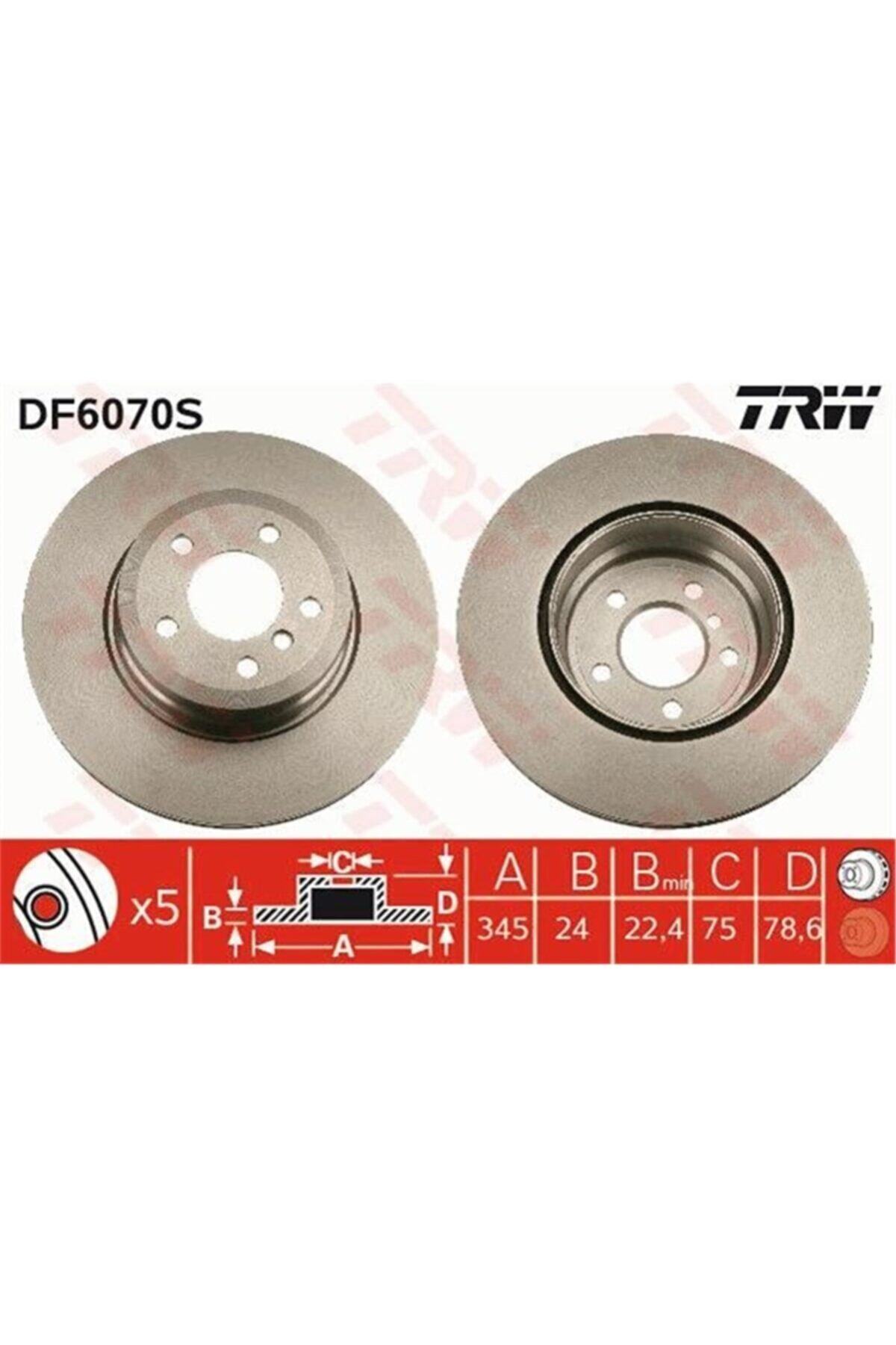 PARCAWORLD Fren Diski Arka Takım 34216793246 Bmw X5 E70-x5 F15-x6 E72-x6 F16 07-19 Bm Trw Trw Df6070s