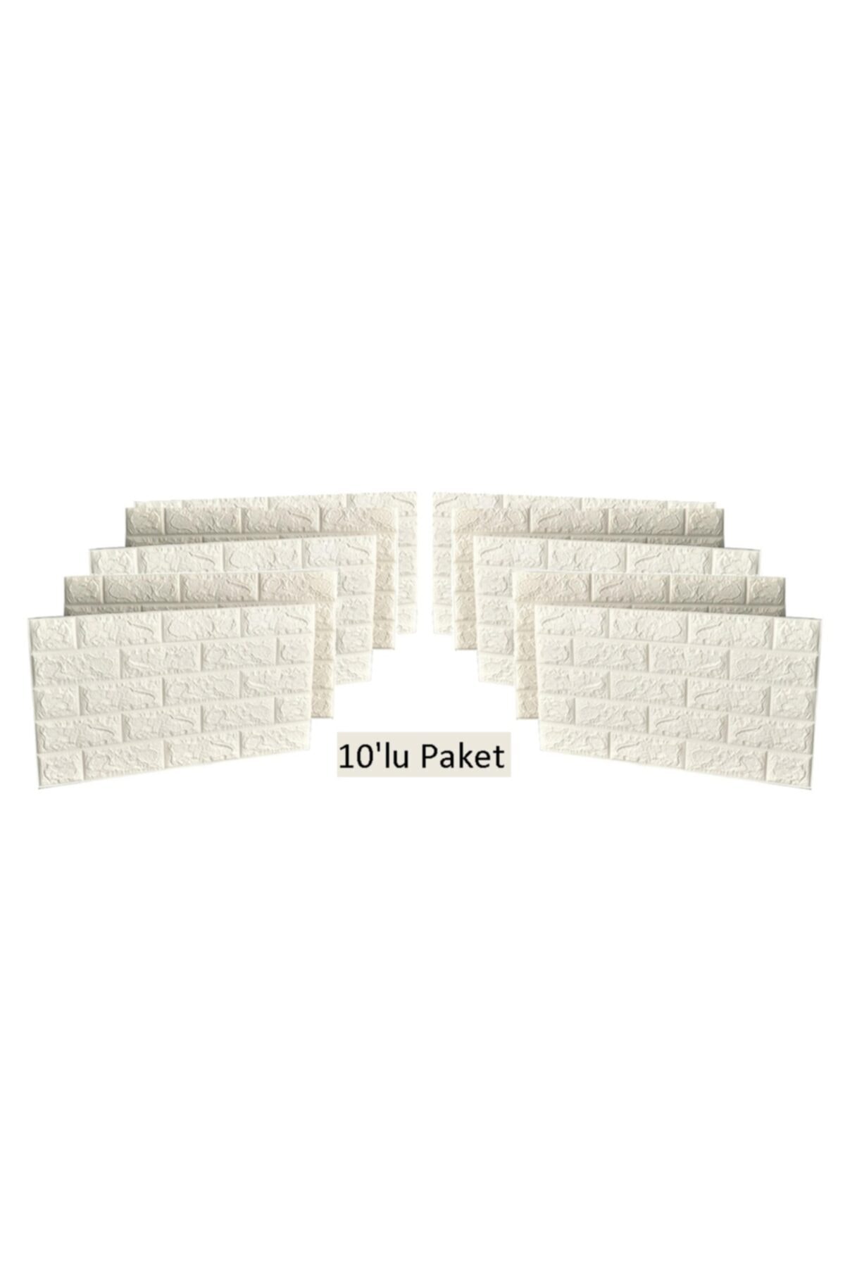 Renkli Duvarlar Kendinden Yapışkanlı Duvar Kağıdı 70x38 cm 0,26 m2 10'lu