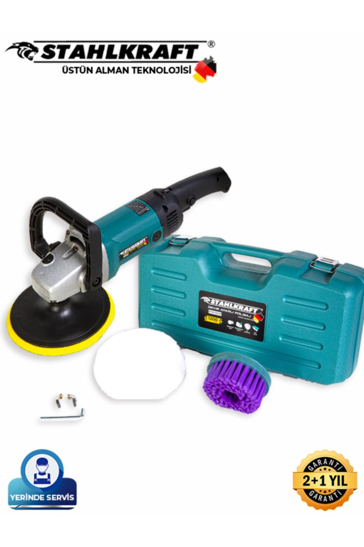 STAHLKRAFT Sth5160-m 1200w 6 Kademeli Düz Fırça Polisaj Makinası