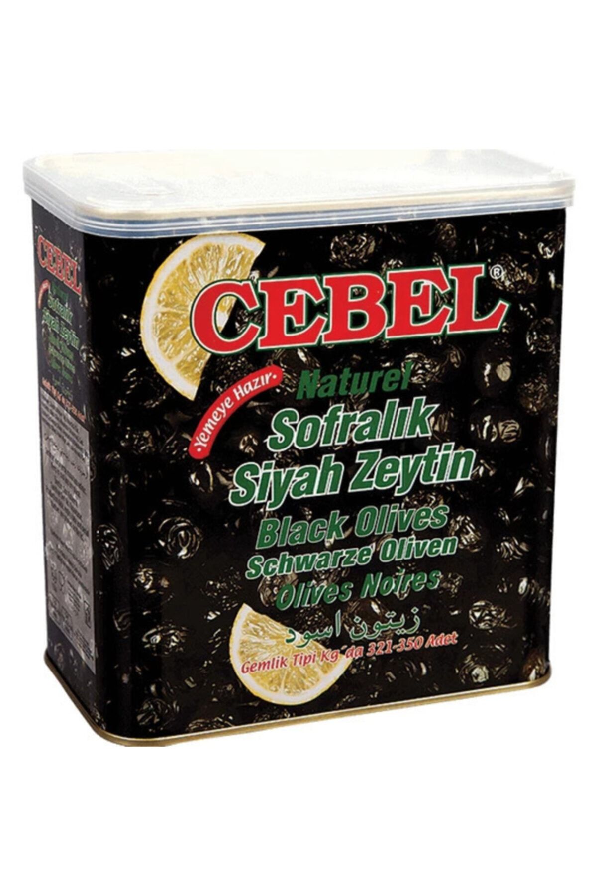 Cebel Siyah Zeytin 1500 gr