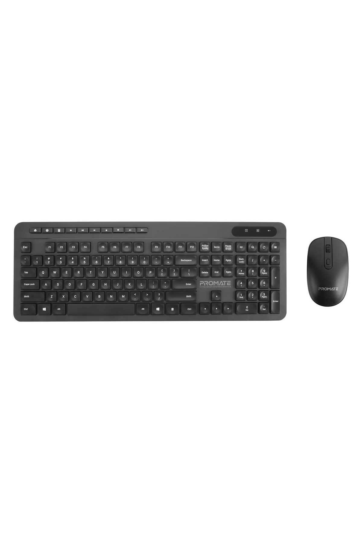 Promate Kablosuz Klavye Sessiz (ingilizce Q Tuşlar) Ve Mouse Ikili Paket - Procombo-11