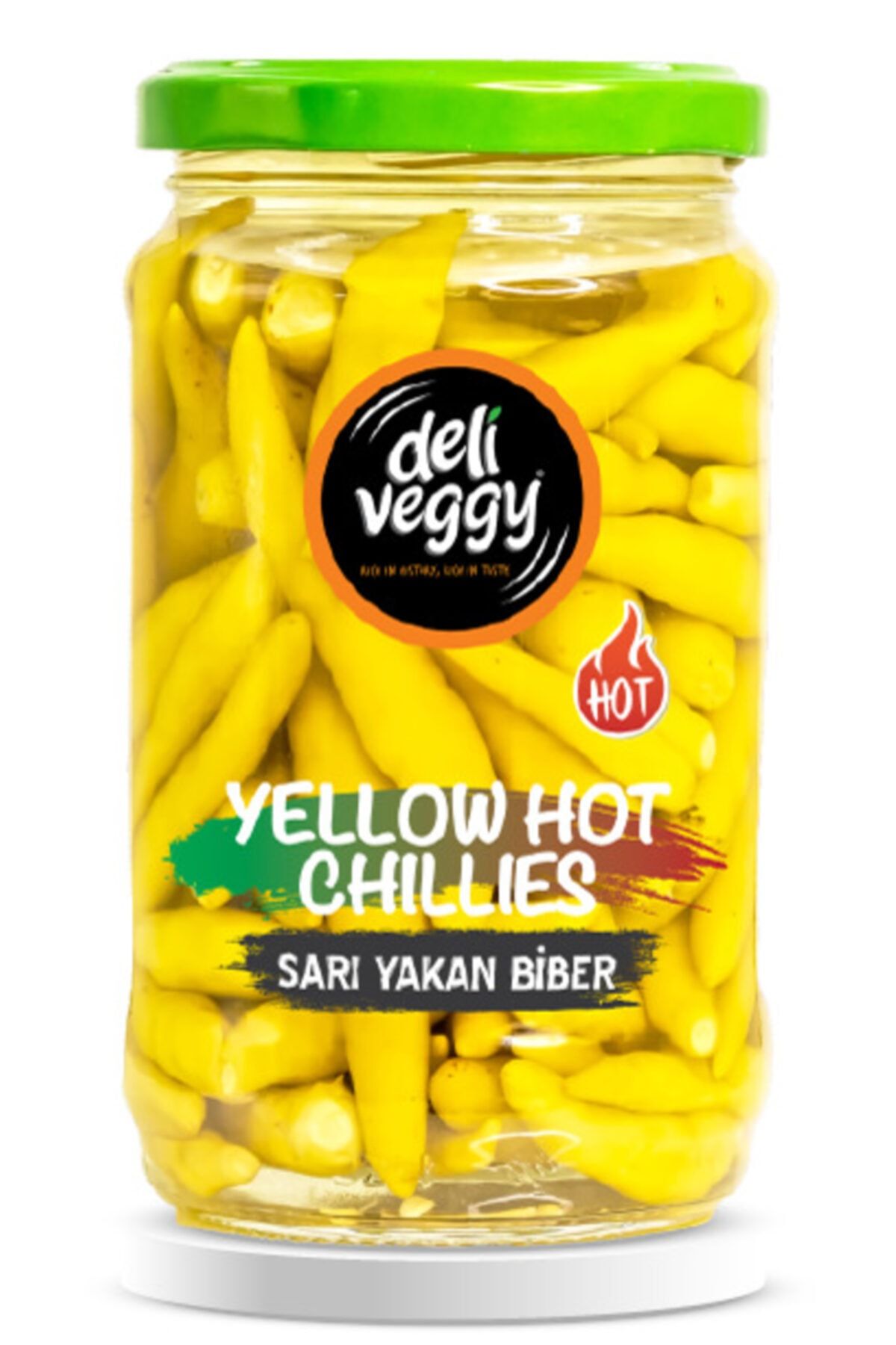 deliveggy Sarı Yakan Biber 320cc*6 Adet