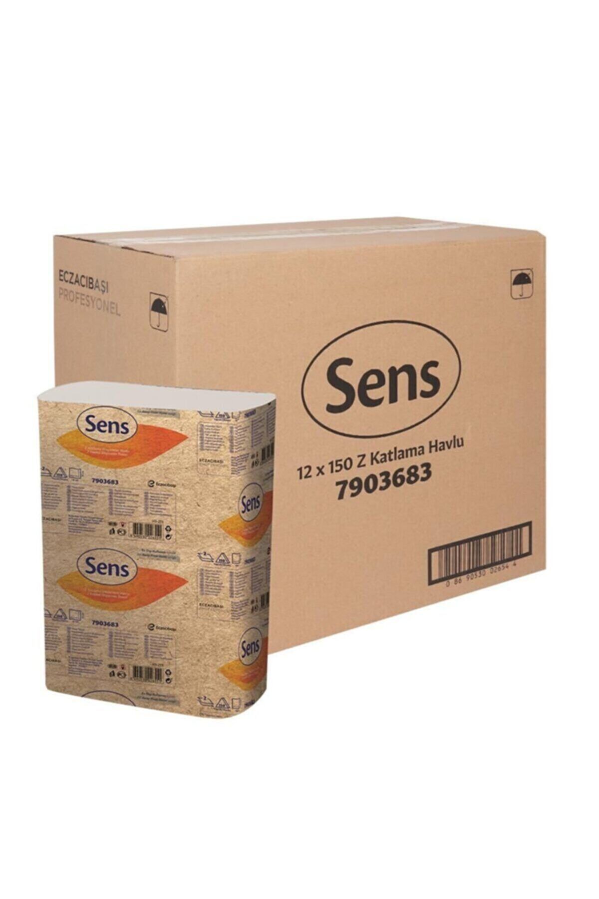 Sens Z Katlamalı Havlu Kağıt 150'li X 12