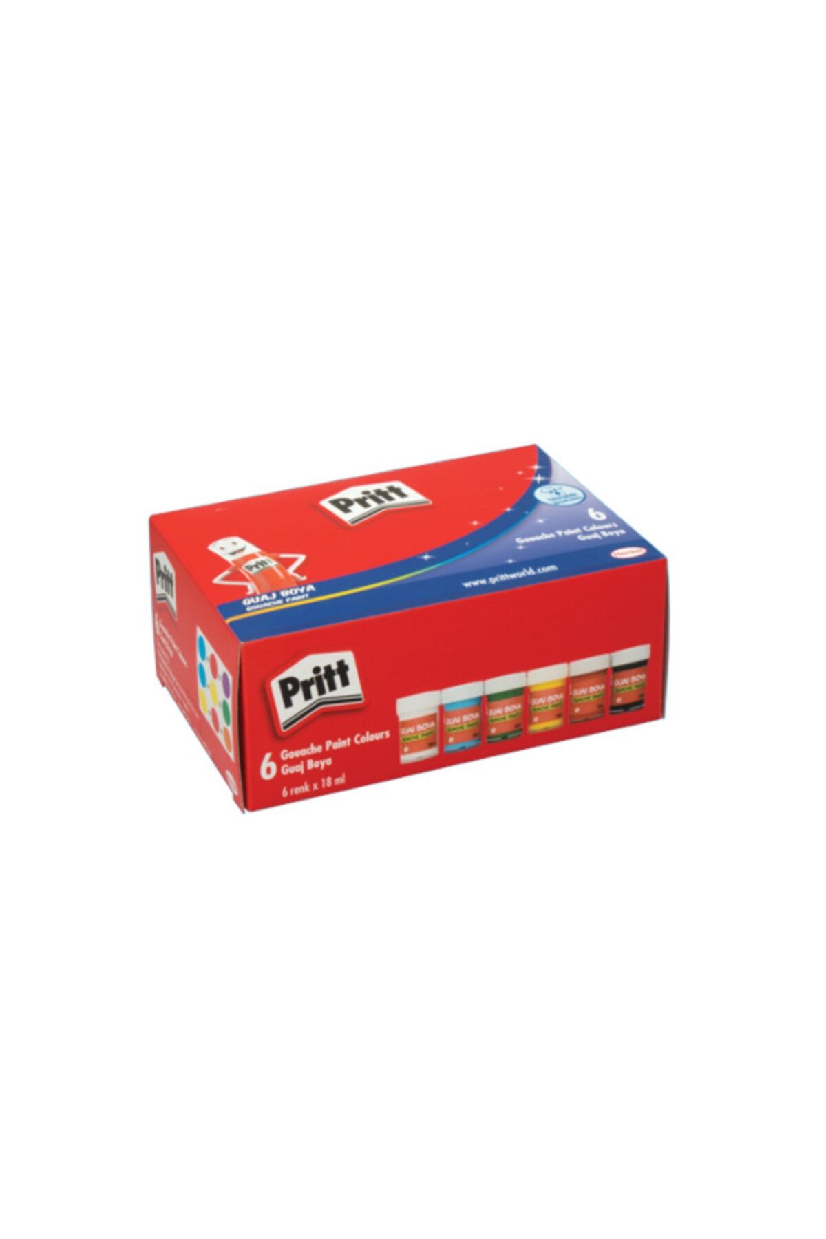 Pritt Prıtt Guaj Boya 6 Renk*18 Ml 1577155