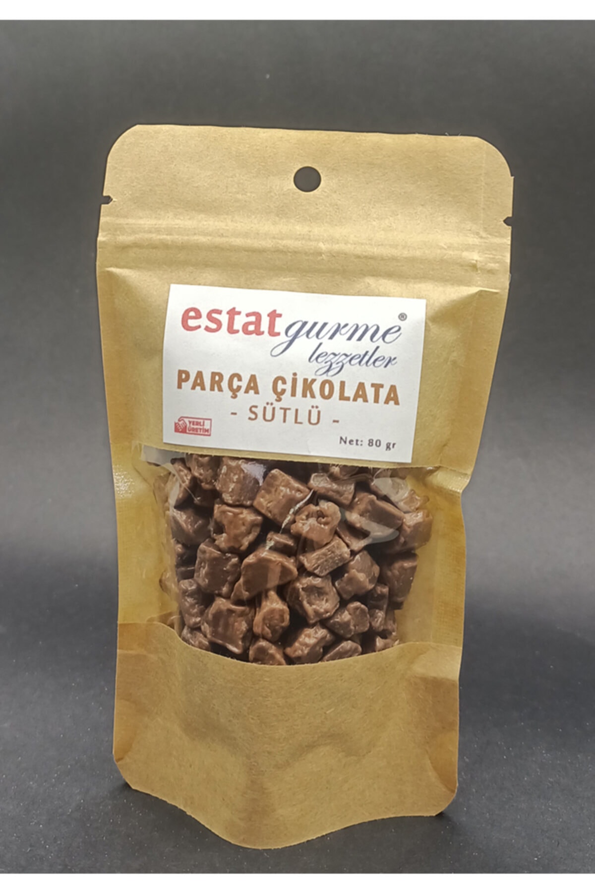 ESTAT Gurme Lezzetler Parça Çikolata Sütlü 80 Gr.