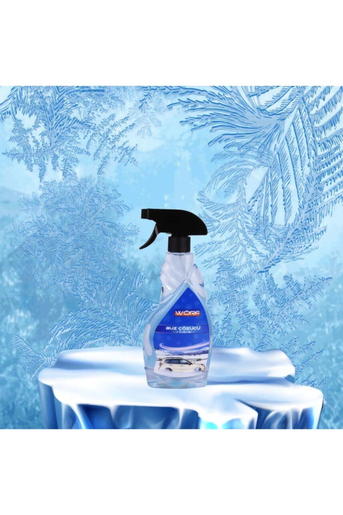 WÖRF Buz Çözücü Sprey 500 ml Buzlanma Önleyici Oto Cam Buz Çözücü 1 Adet