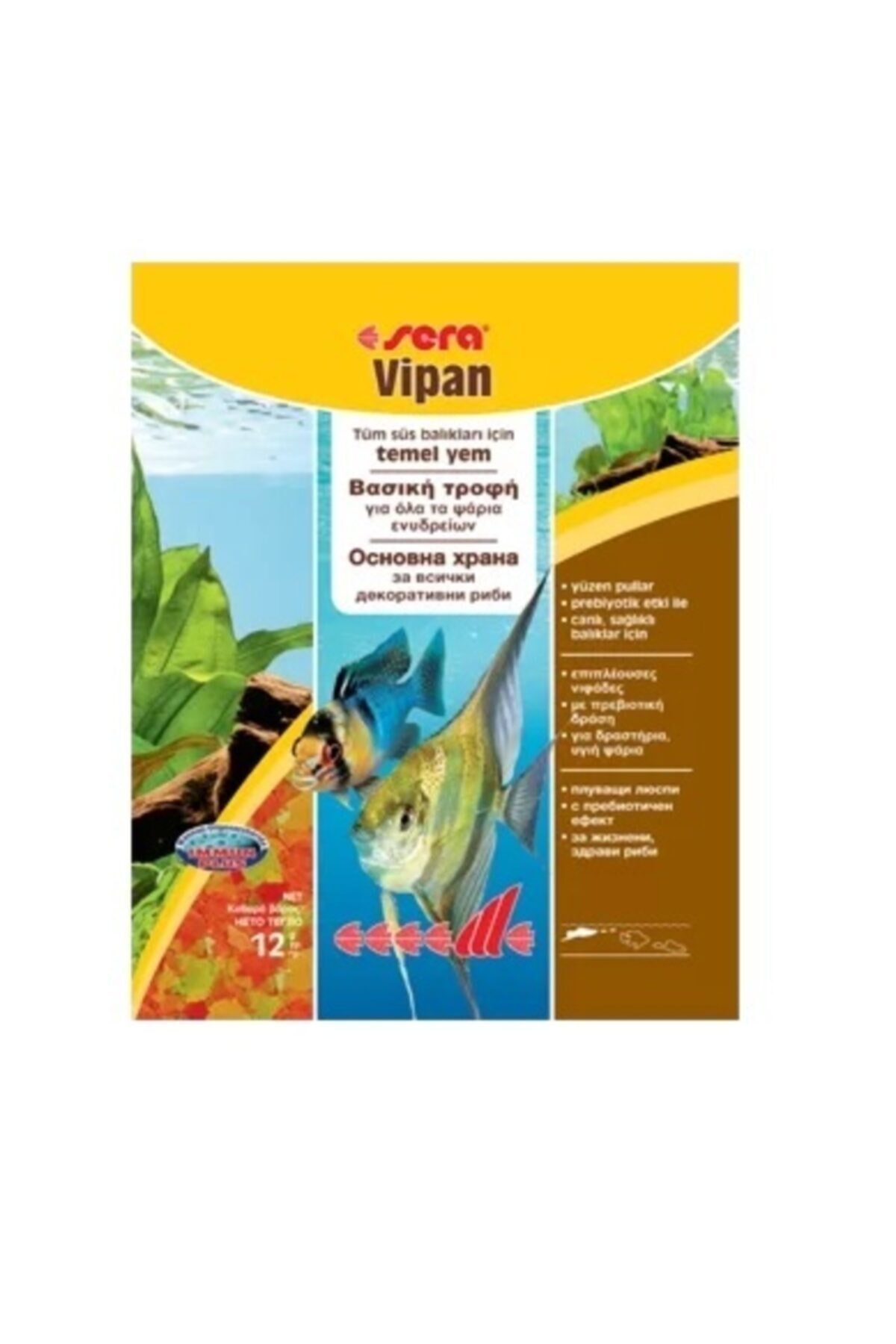 SERA Vipan (süs Balıkları Için Pul Yem) 12 Gr