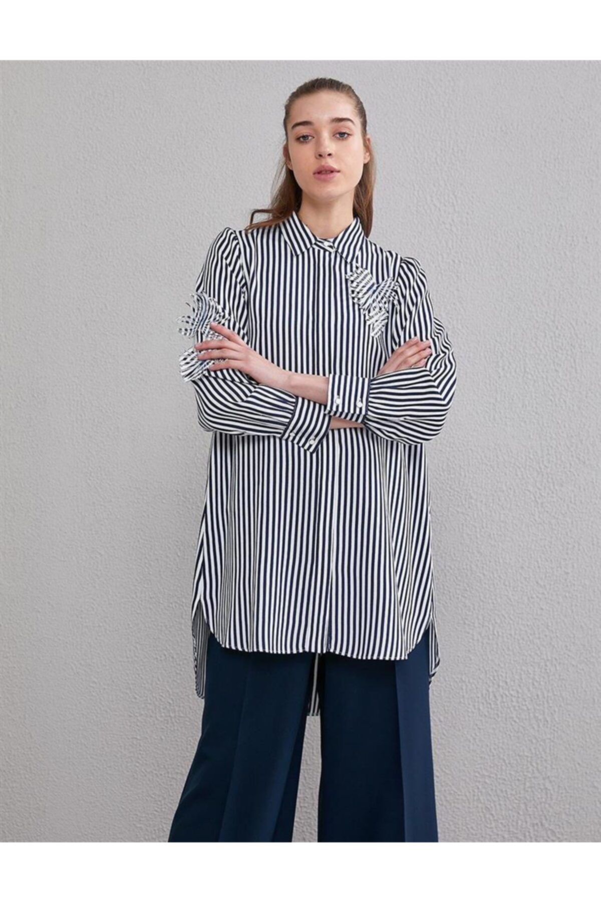 Kayra Lacivert Tunik Ka-a20-21214-11