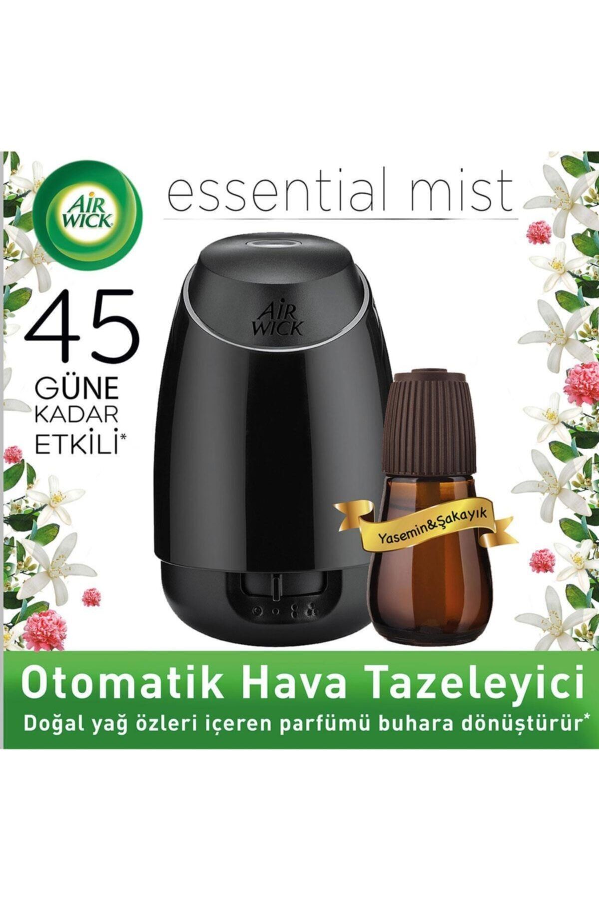 Air Wick Essential Mist Otomatik Hava Tazeleyici Kit Yasemin Şakayık
