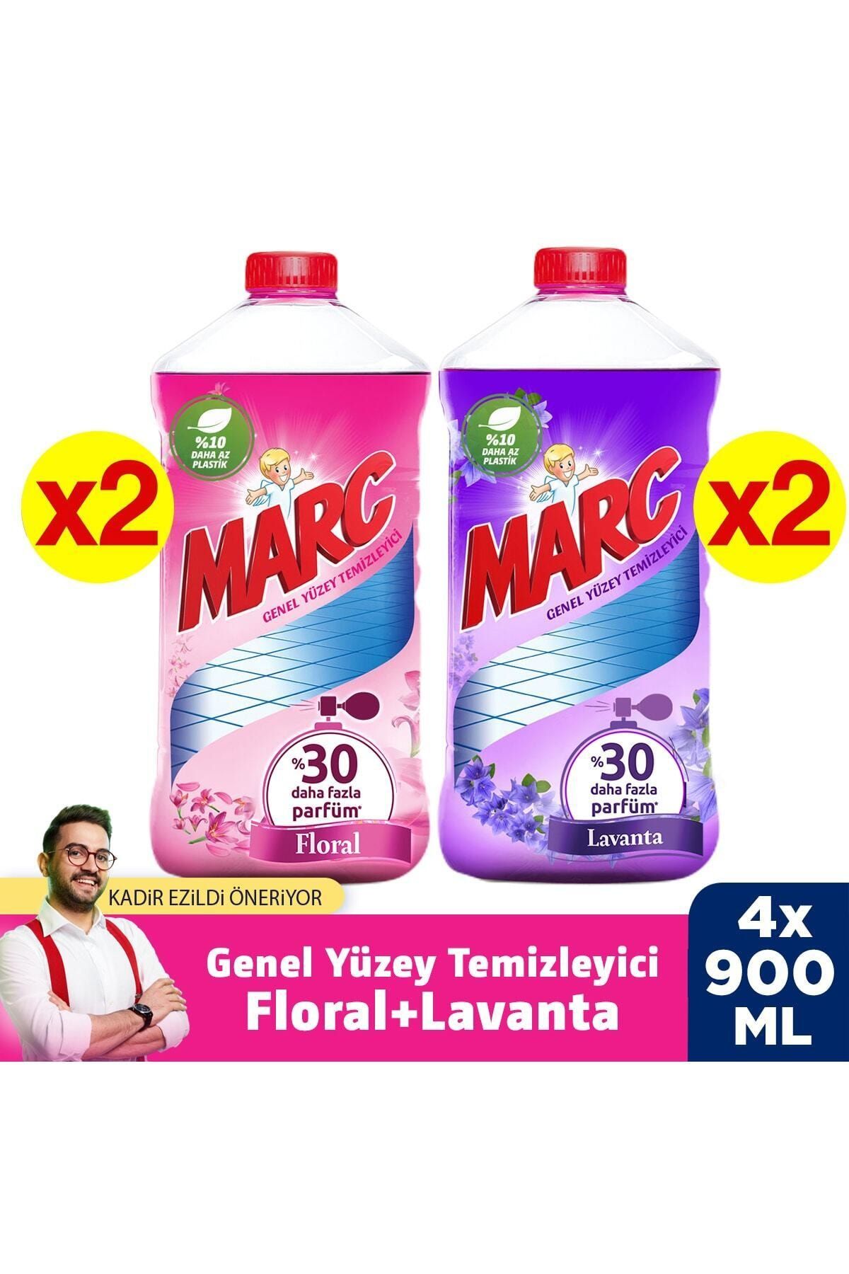 Marc Yüzey Temizleyici Floral 2x900ml+Yüzey Temizleyici Lavanta 2x900ml
