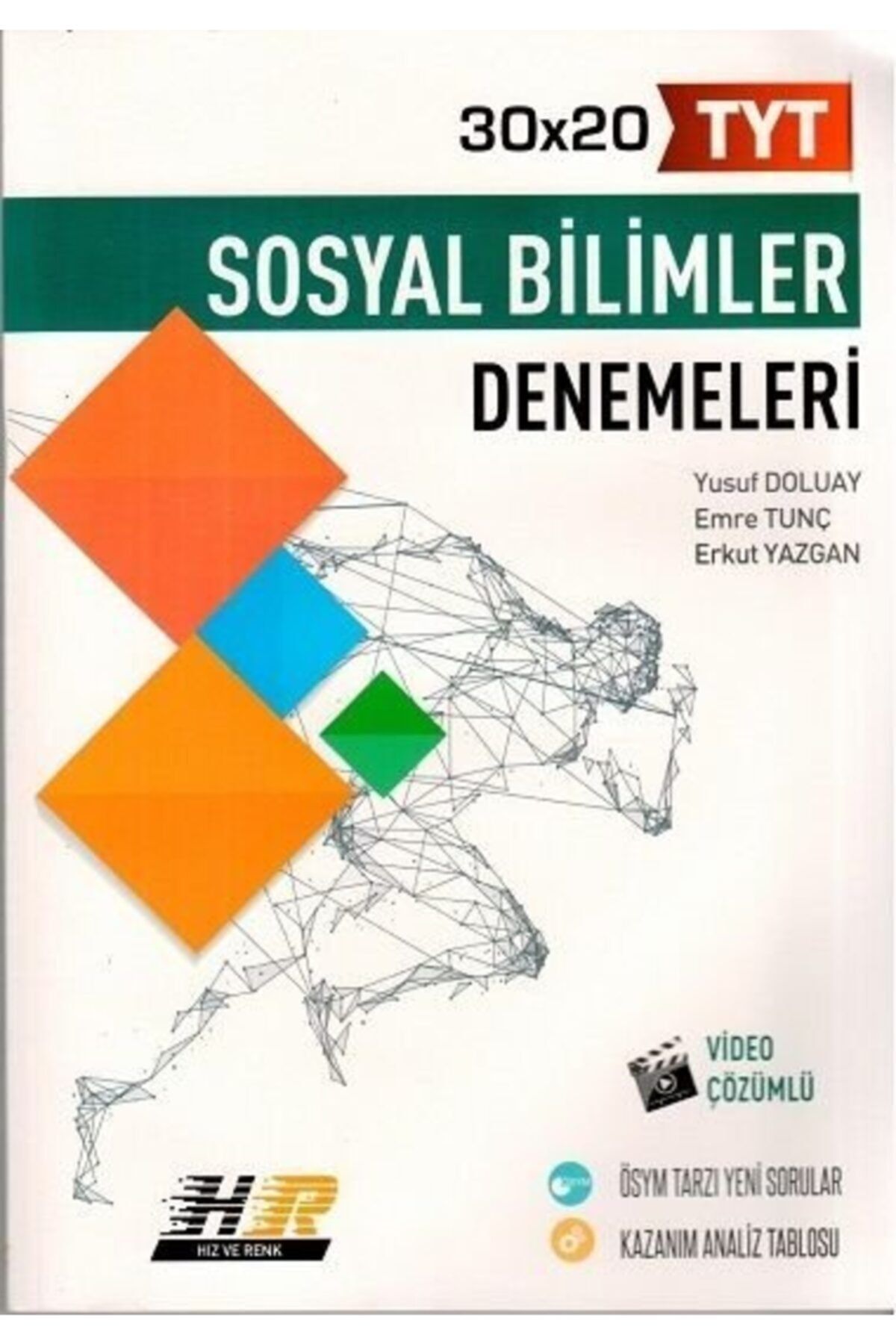 Hız ve Renk Yayınları Tyt Sosyal Bilimler 30 x 20 Denemeleri