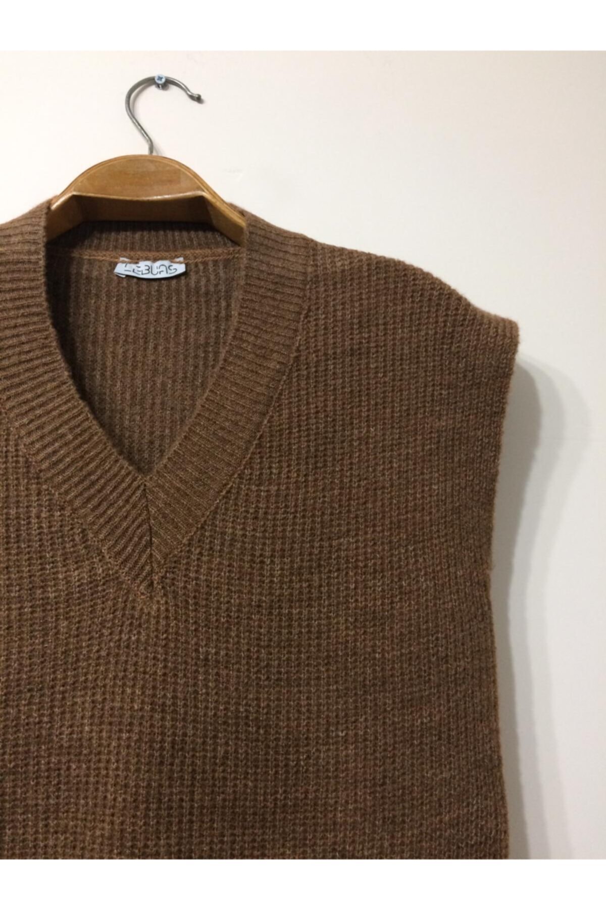 LEBUAS Triko Süveter-uzun-v Yaka-selanik Örgü-yünlü