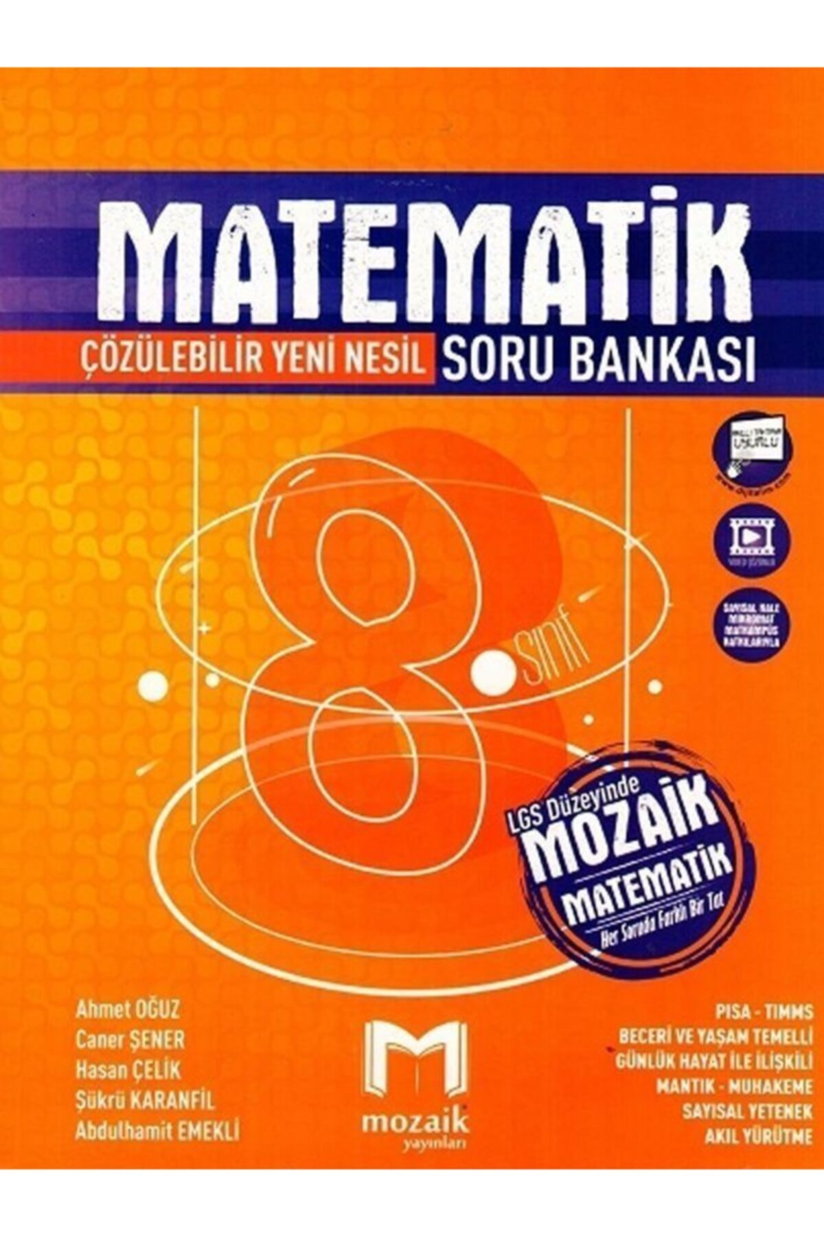 Mozaik Yayınları Mozaik 8. Sınıf Matematik Soru Bankası