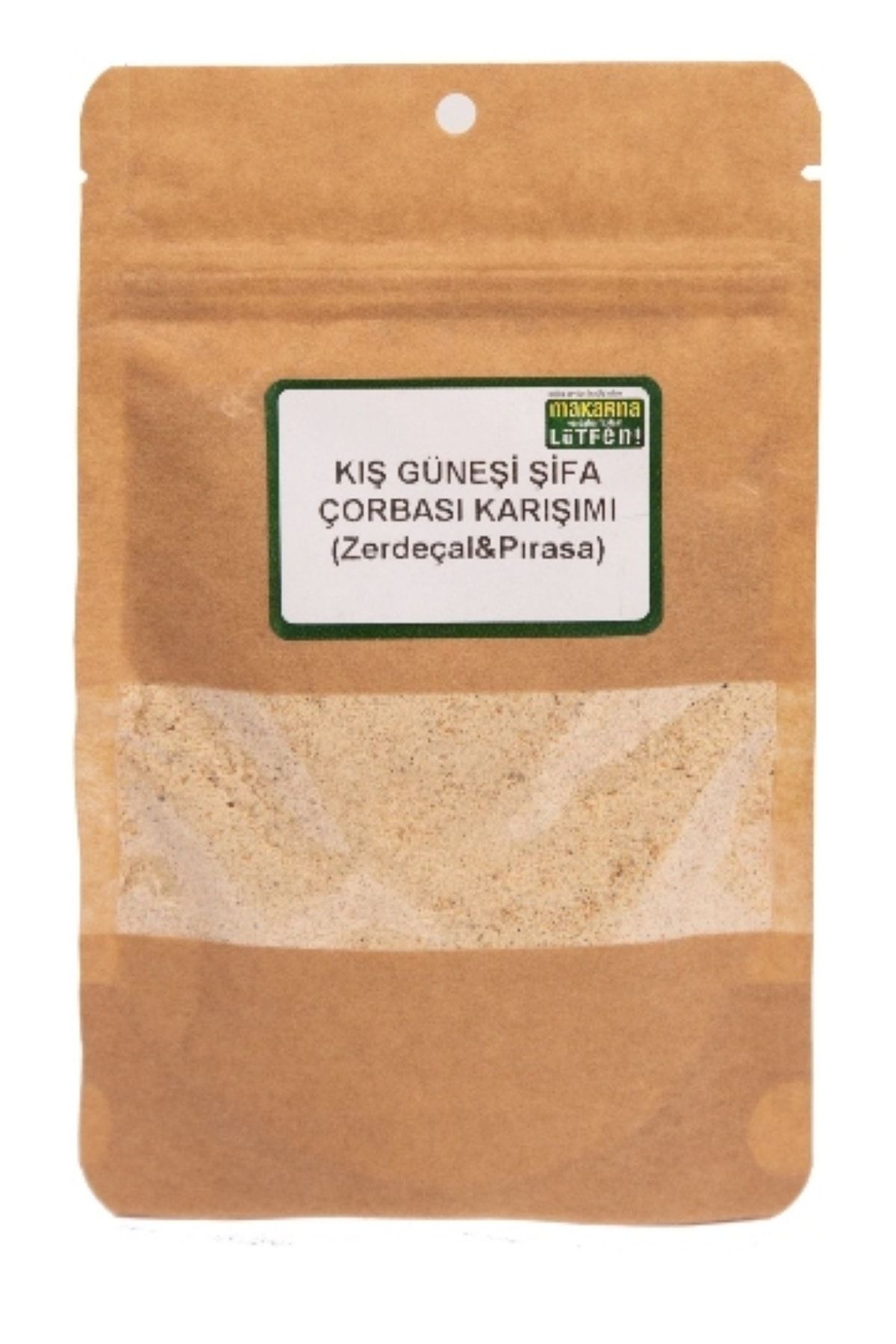 Makarna Lütfen Kış Güneşi Şifa Çorbası Karışımı Zerdeçal & Pırasa - 50 gr