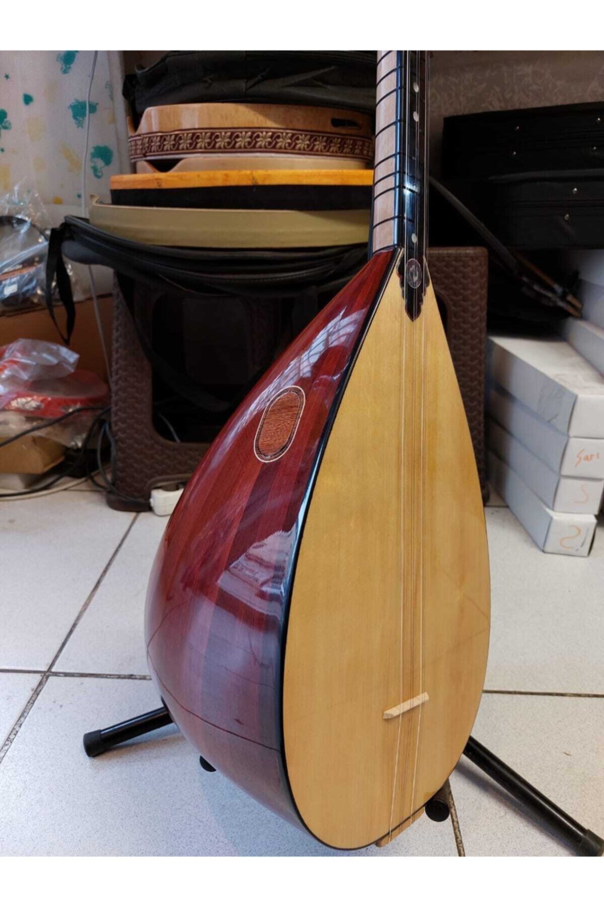 ARTEMİS Profesyonel Kısa Sap Ardıç Bağlama 40 cm