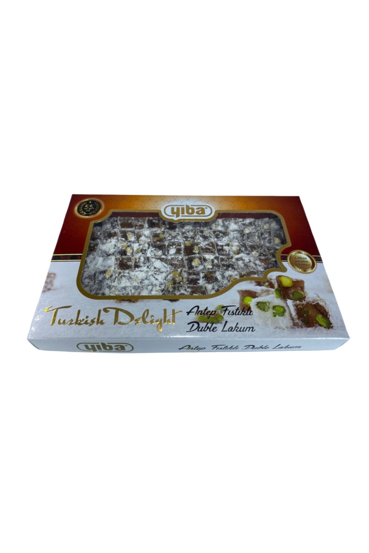 YIBA Çifte Kavrulmuş Antep Fıstıklı Lokum 400 gr