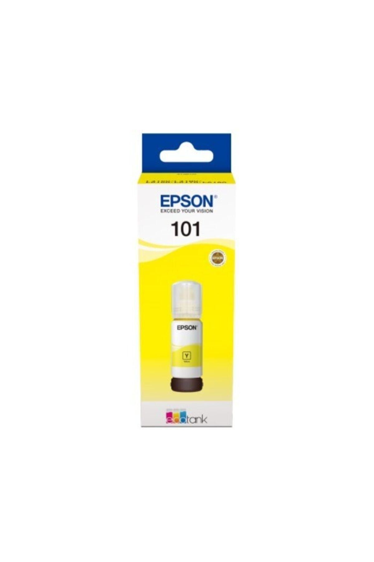 EPSON 101 Yellow Sarı Şişe Mürekkep T03v44a L4150 4160 6160 6170 6190