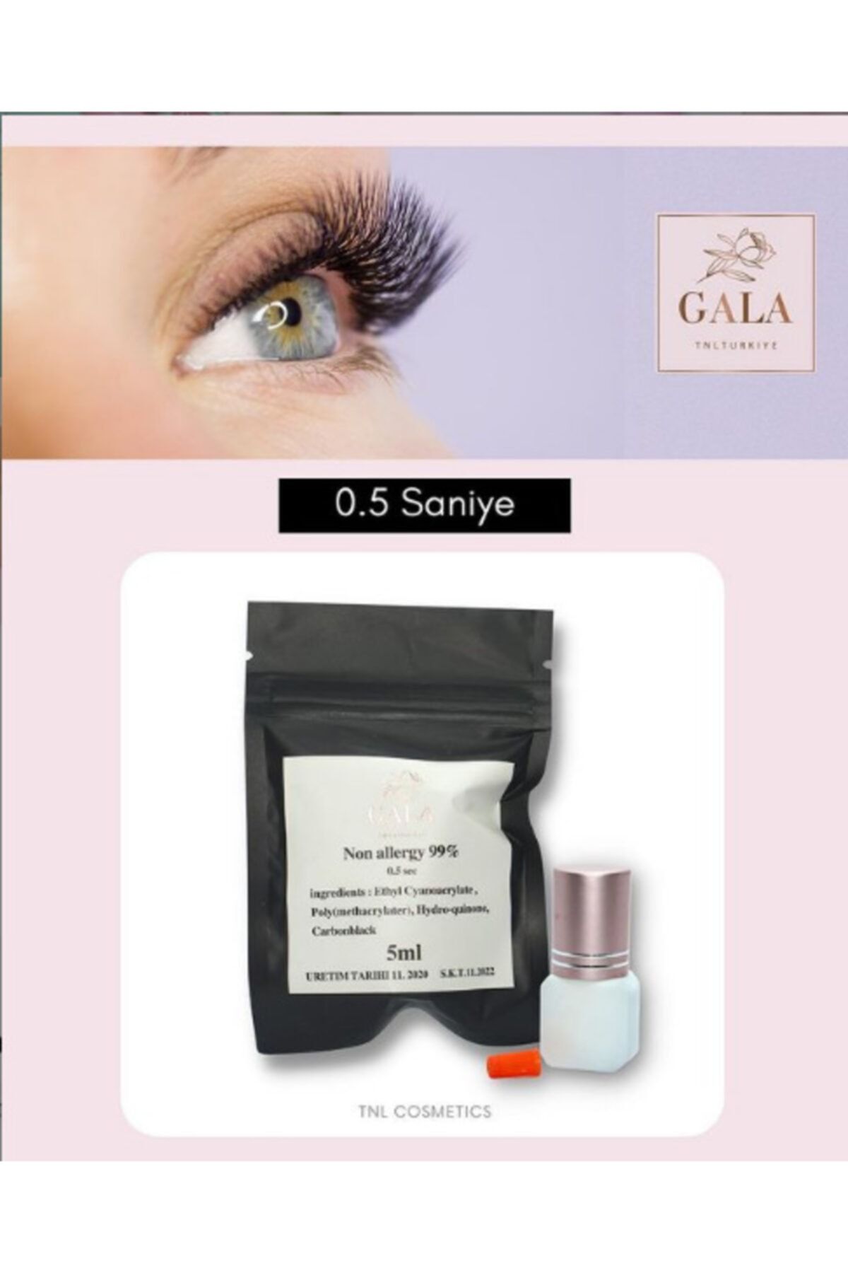 TNL Ipek Kirpik Yapıştırıcı Gala Volume 5 Ml